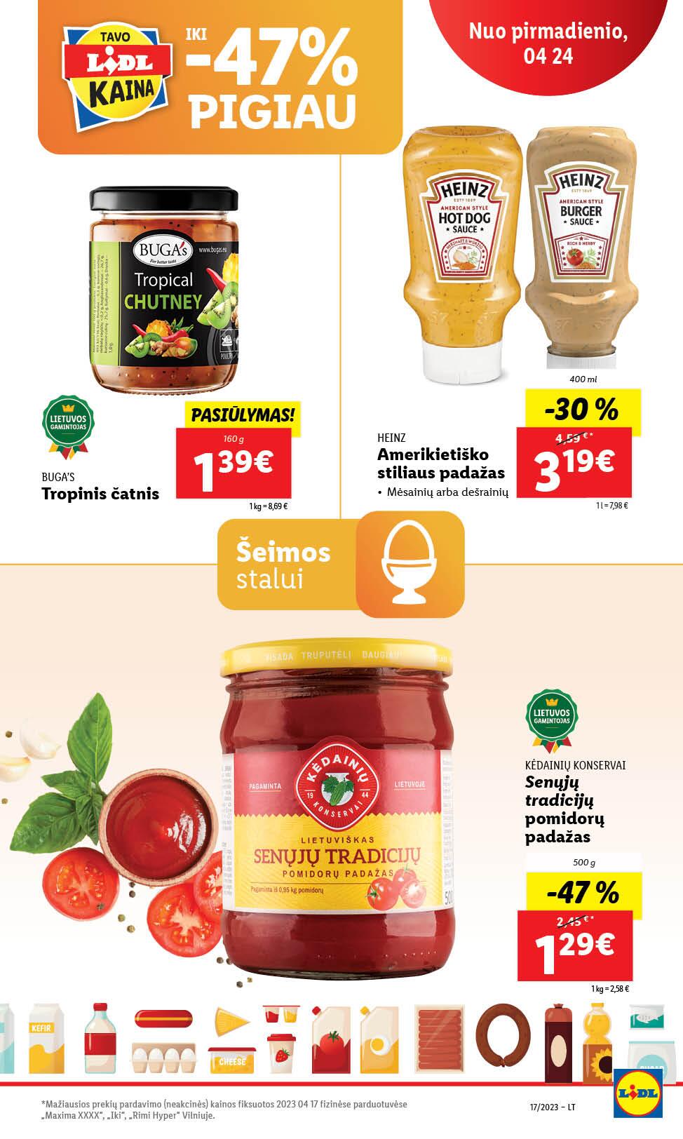 Naujausias LIDL kaininis katalogas 2023.04.24 - 2023.04.30