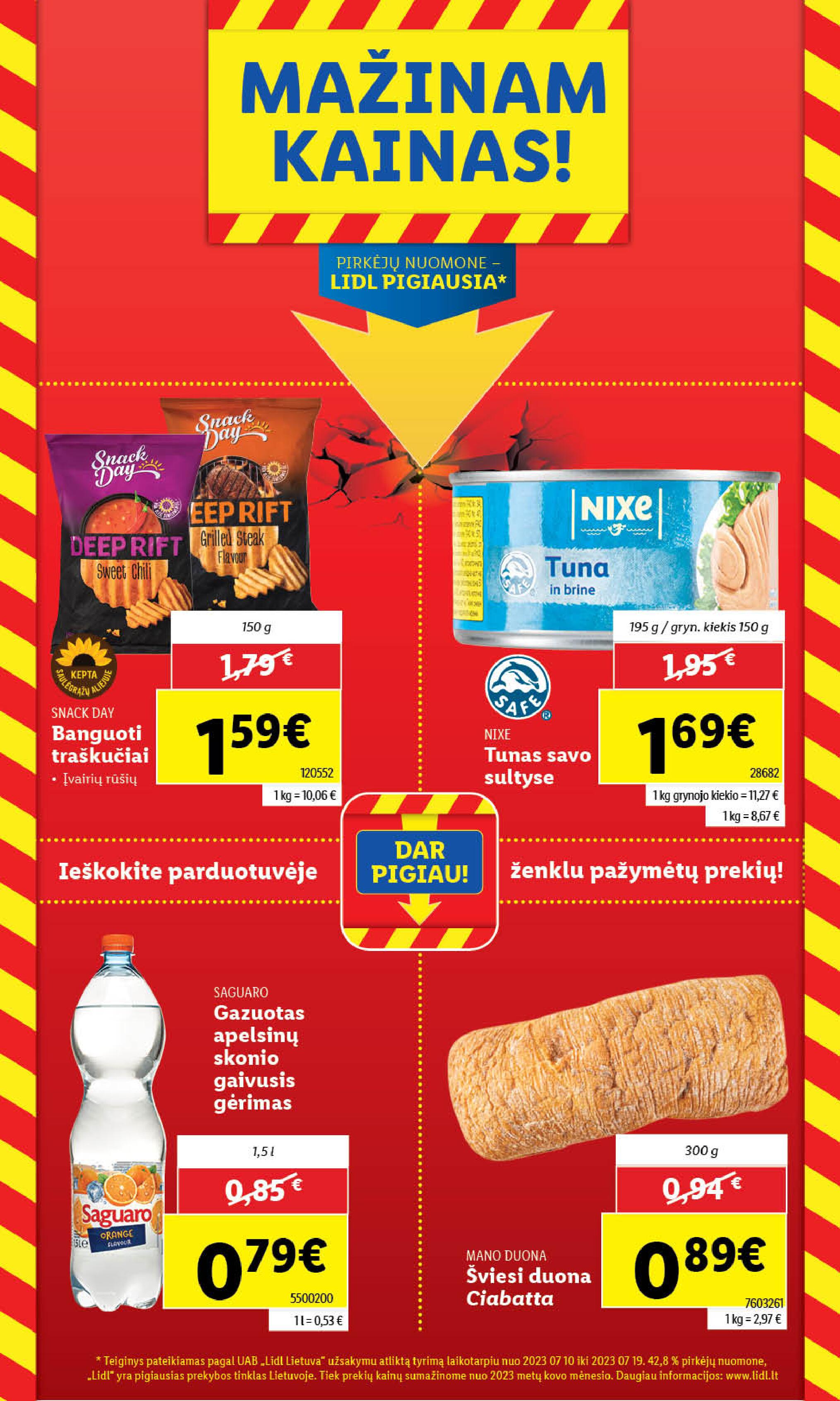 Naujausias LIDL kaininis katalogas 2023.08.28 - 2023.09.03