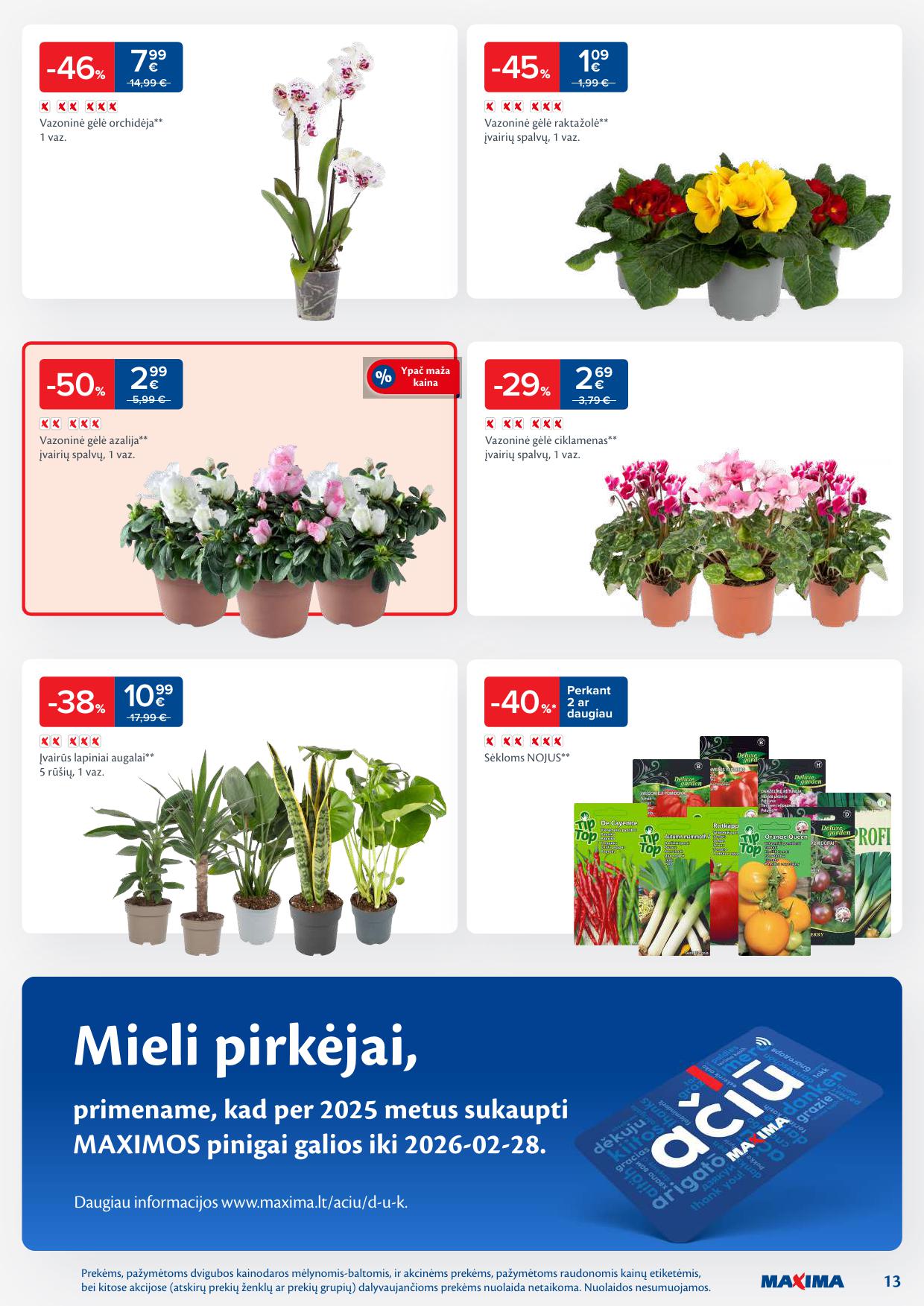 Naujausias MAXIMA kaininis katalogas 2026.02.24 - 2026.03.02