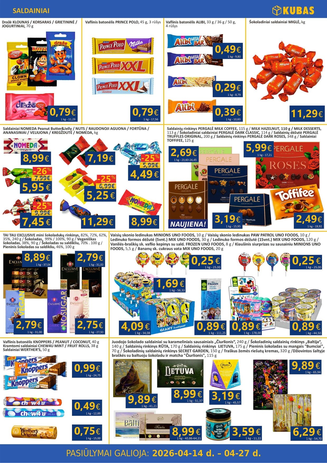 Naujas KUBAS leidinys nuo 2026.04.14 iki 2026.04.27