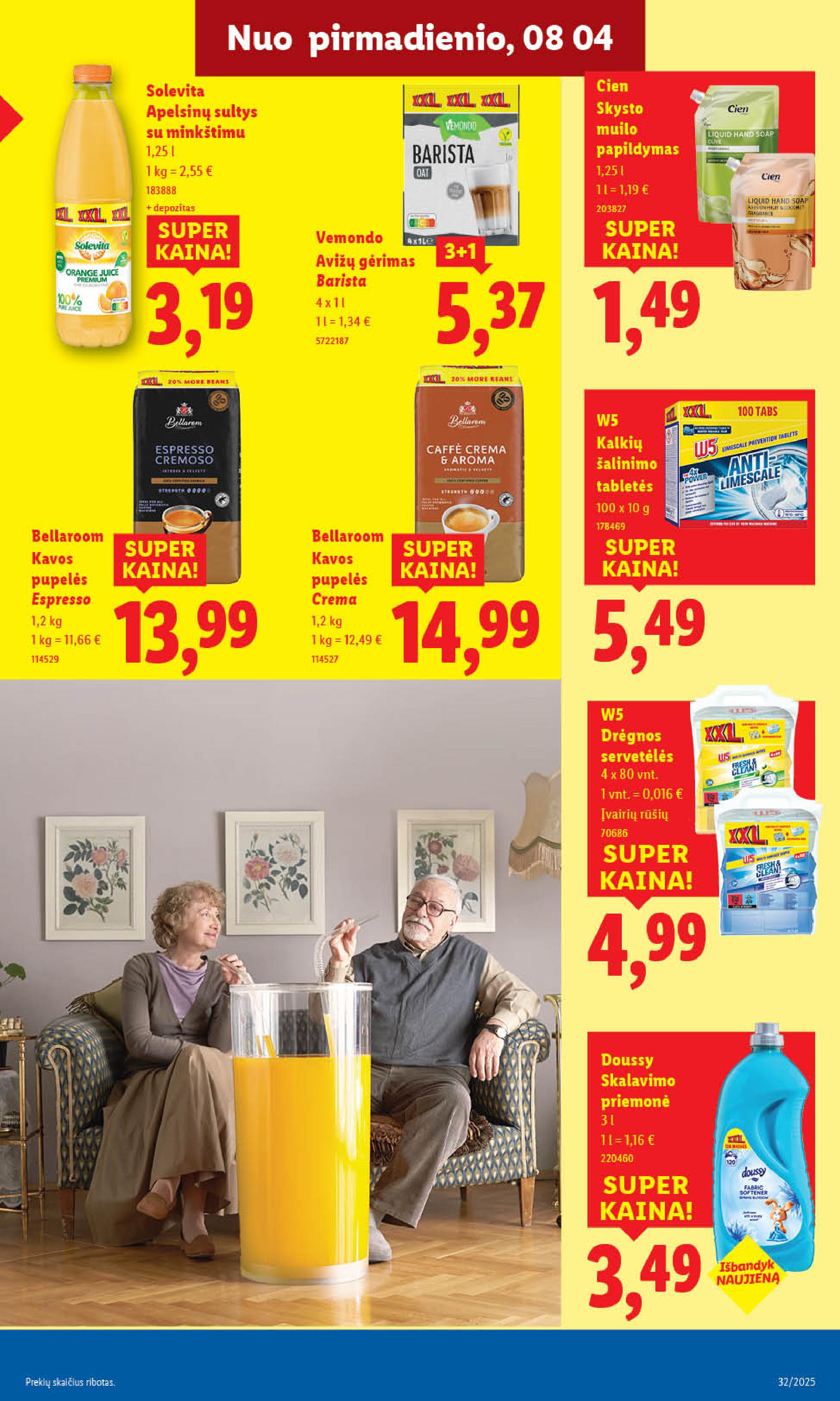 Naujausias LIDL kaininis katalogas 2025.08.04 - 2025.08.10