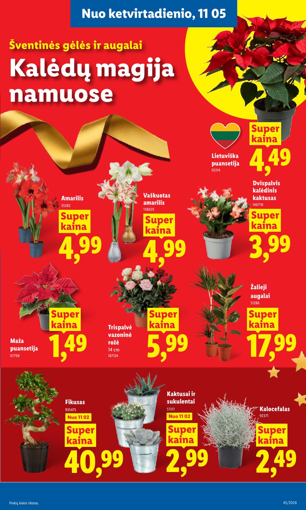 Naujausias LIDL kaininis katalogas 2026.11.02 - 2026.11.08