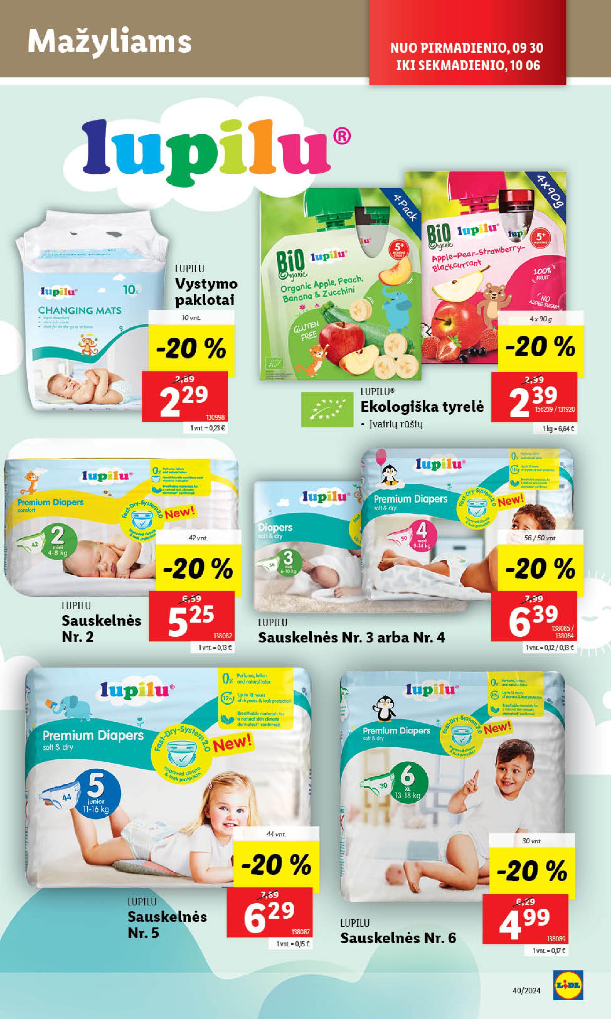 Naujausias LIDL kaininis katalogas 2024.09.30 - 2024.10.06