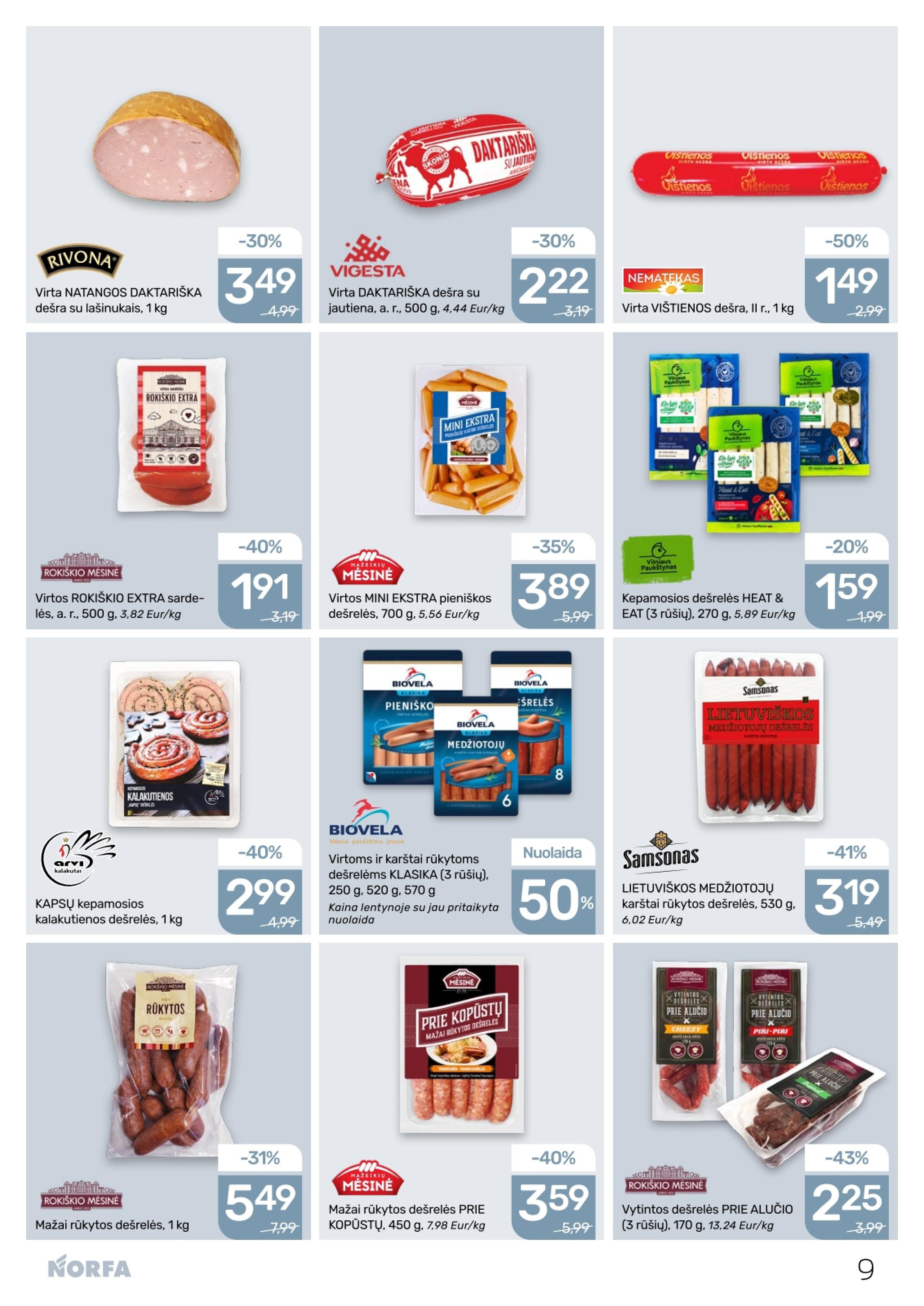 NORFA akcijų ir nuolaidų leidinys Nr.8 2026.04.16 - 2026.04.29