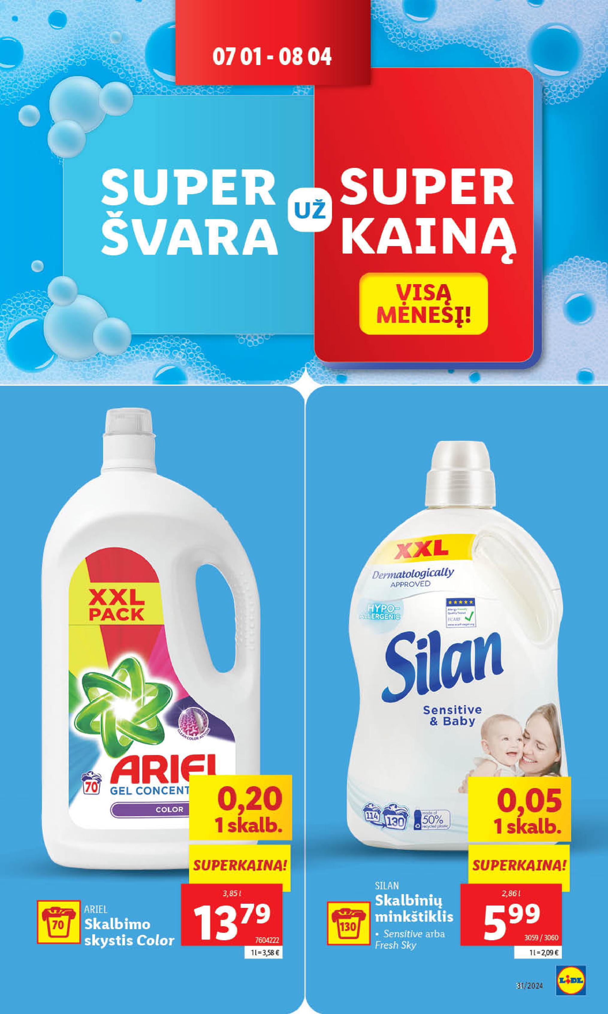 Naujausias LIDL kaininis katalogas 2024.07.29 - 2024.08.04