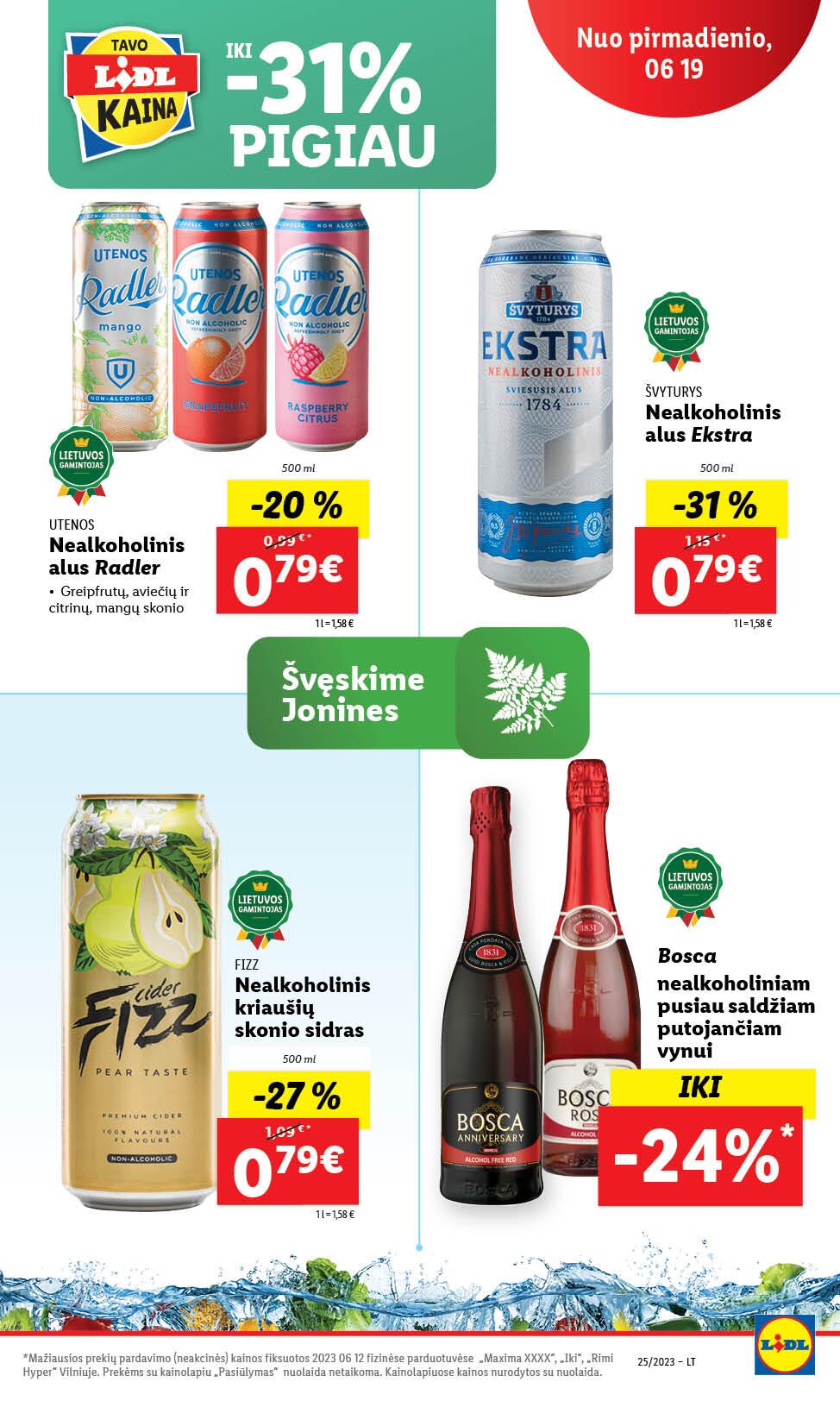 Naujausias LIDL kaininis katalogas 2023.06.19 - 2023.06.25
