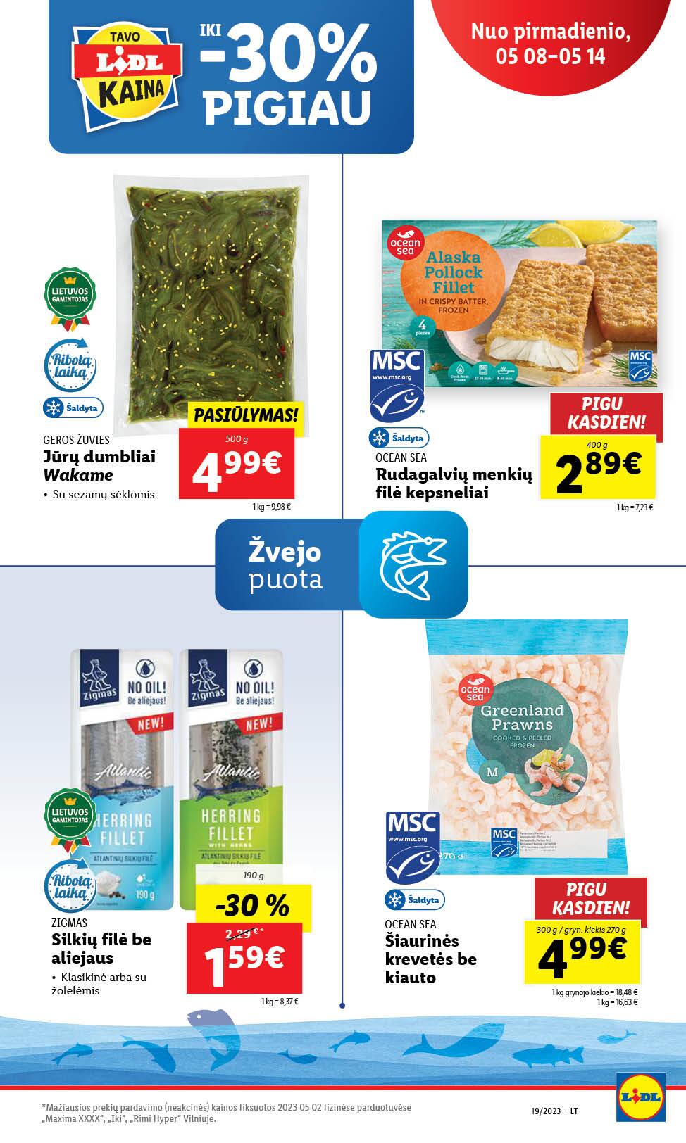 Naujausias LIDL kaininis katalogas 2023.05.08 - 2023.05.14