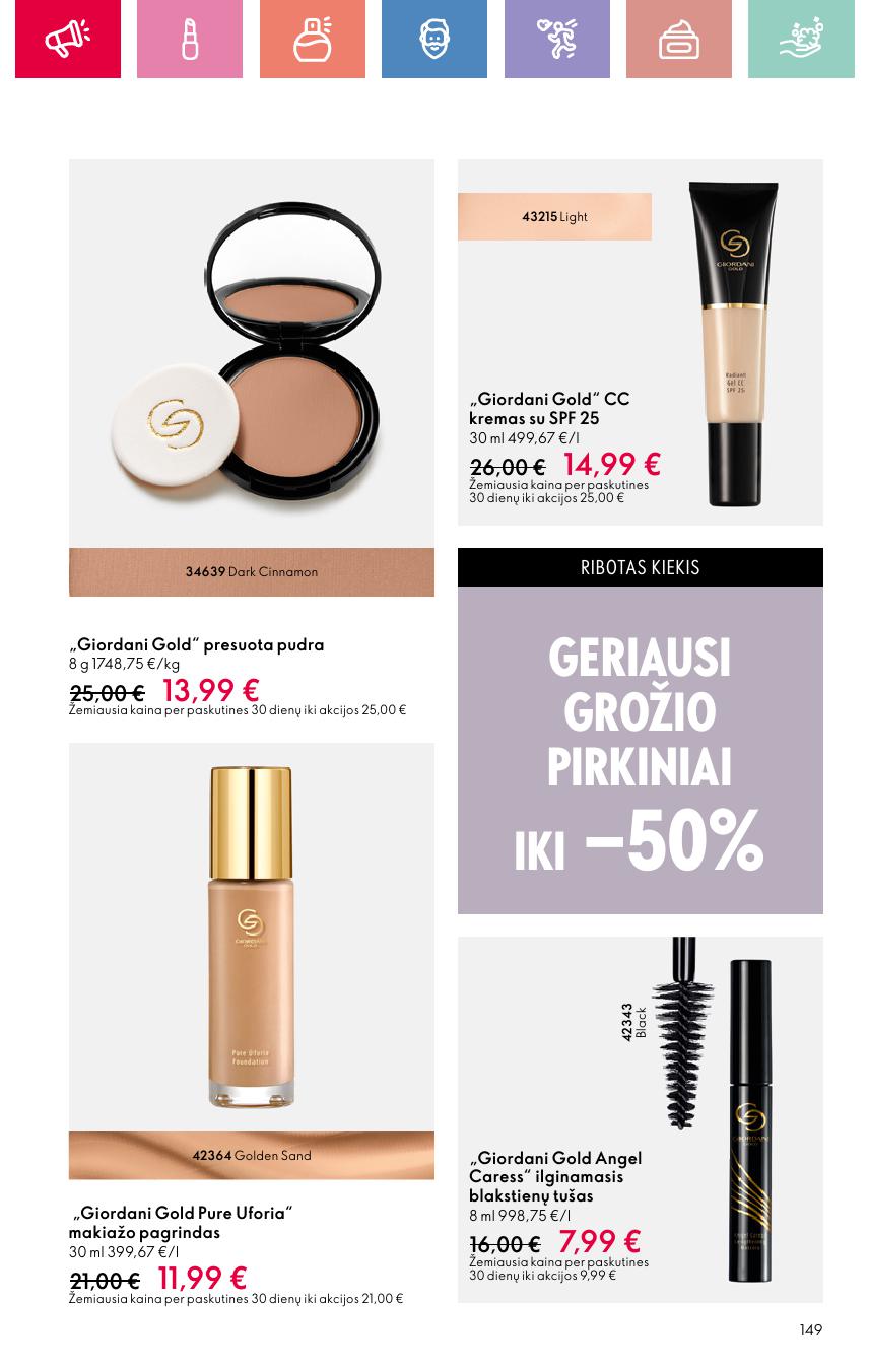 ORIFLAME katalogas galioja 2025.08.03 - 2025.08.23