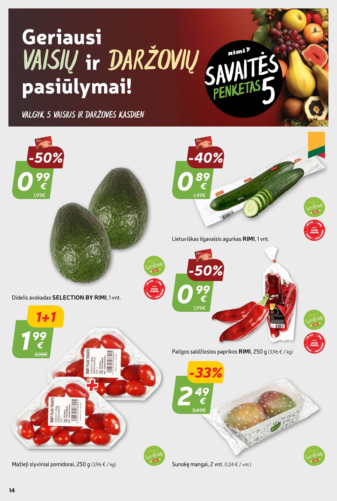 Naujausias RIMI kaininis katalogas 2023.12.19 - 2023.12.26