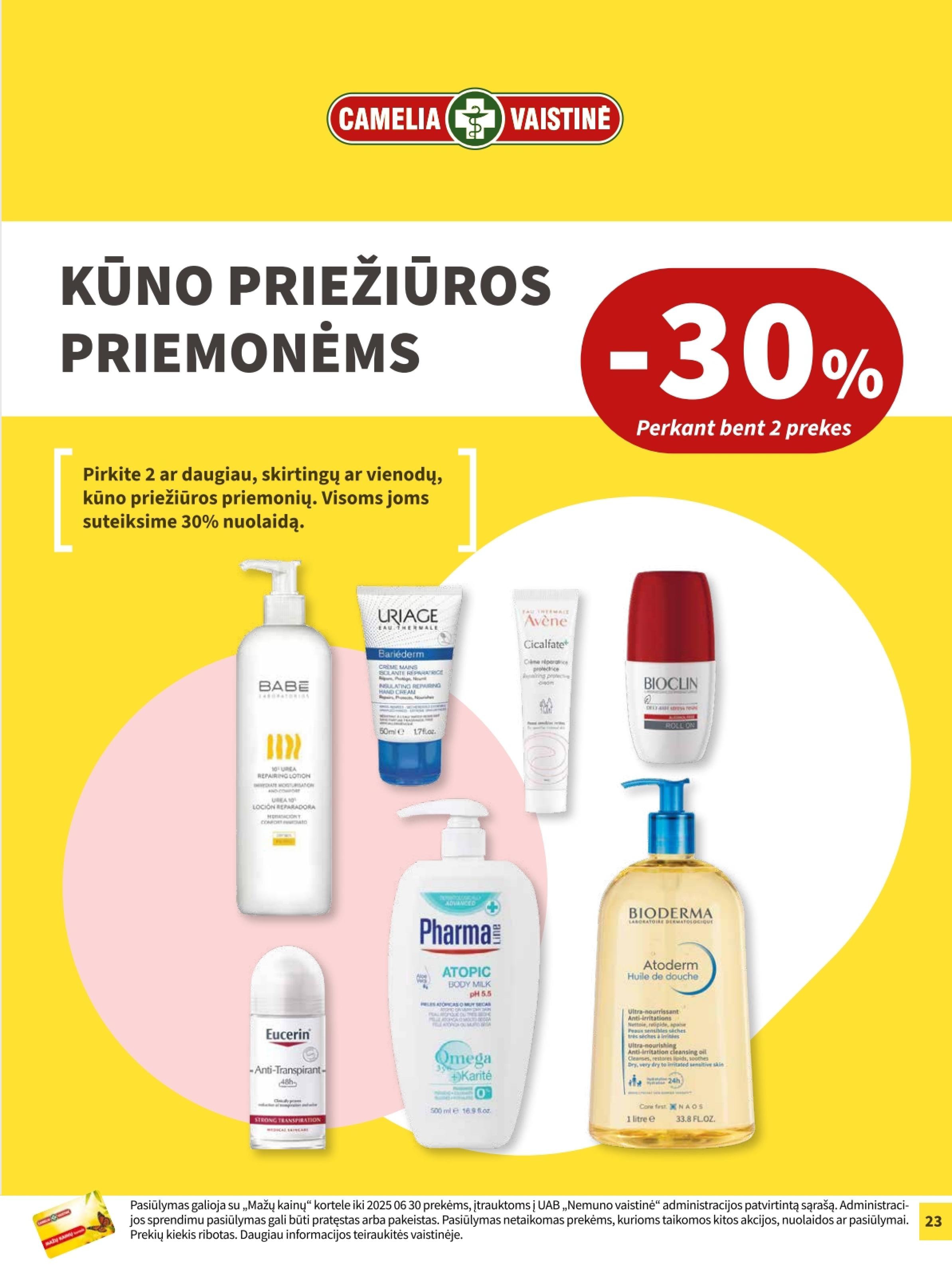 Naujas CAMELIA leidinys nuo 2025.06.01 iki 2025.06.30