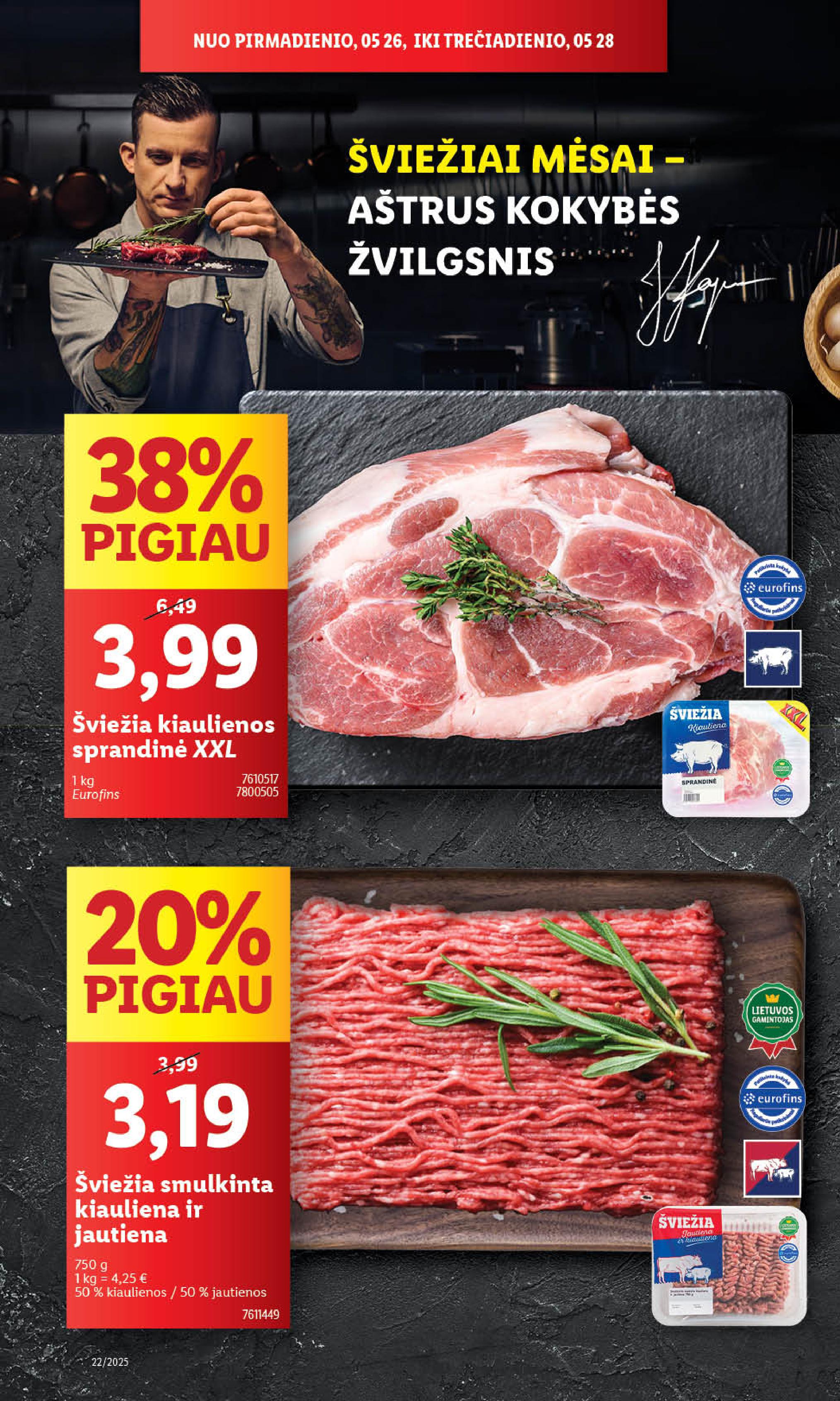 Naujausias LIDL kaininis katalogas 2025.05.26 - 2025.06.01