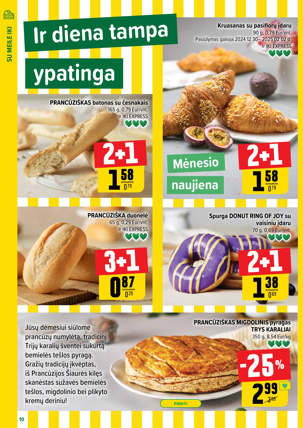 Naujausias IKI kaininis katalogas 2025.01.06 - 2025.01.12