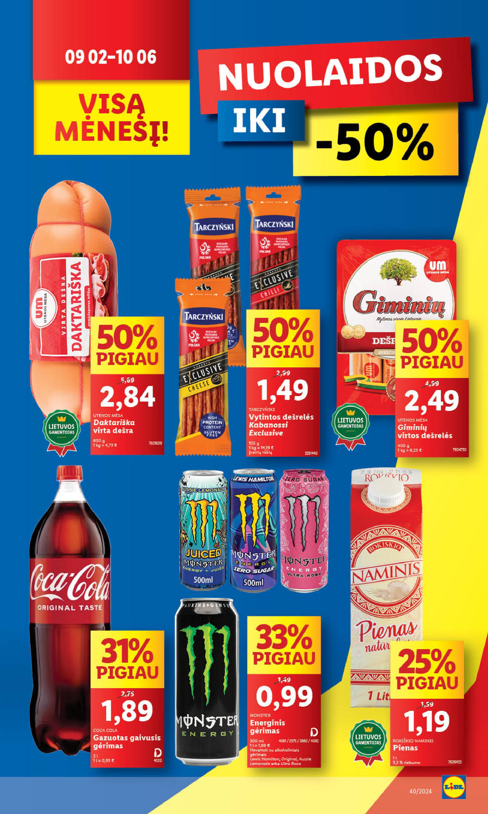 Naujausias LIDL kaininis katalogas 2024.09.30 - 2024.10.06