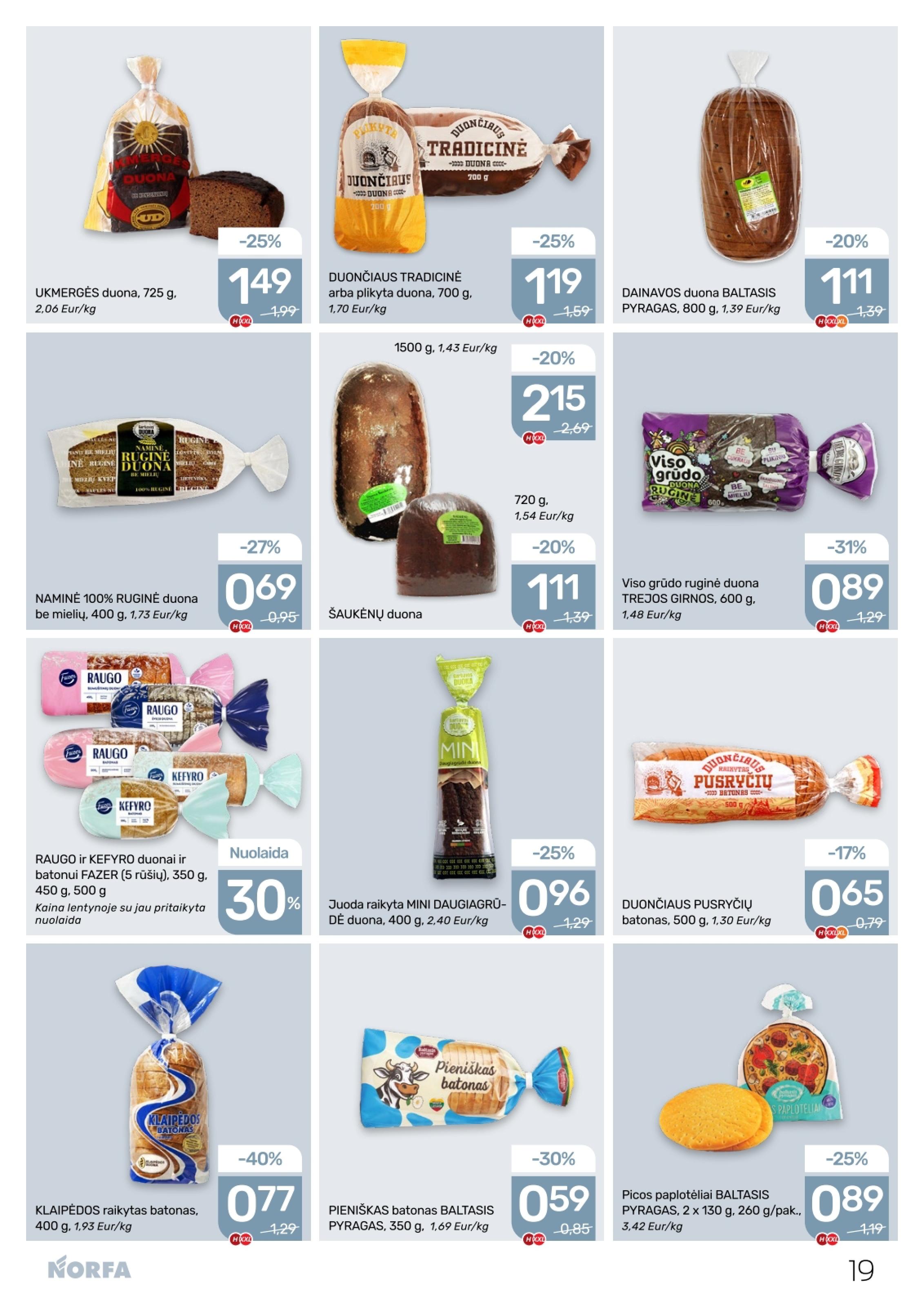 NORFA akcijų ir nuolaidų leidinys Nr.8 2026.04.16 - 2026.04.29