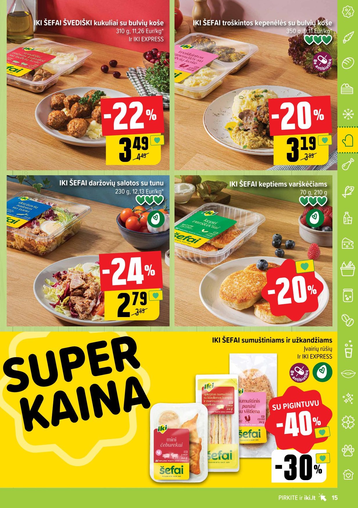 Naujausias IKI kaininis katalogas 2025.08.18 - 2025.08.24
