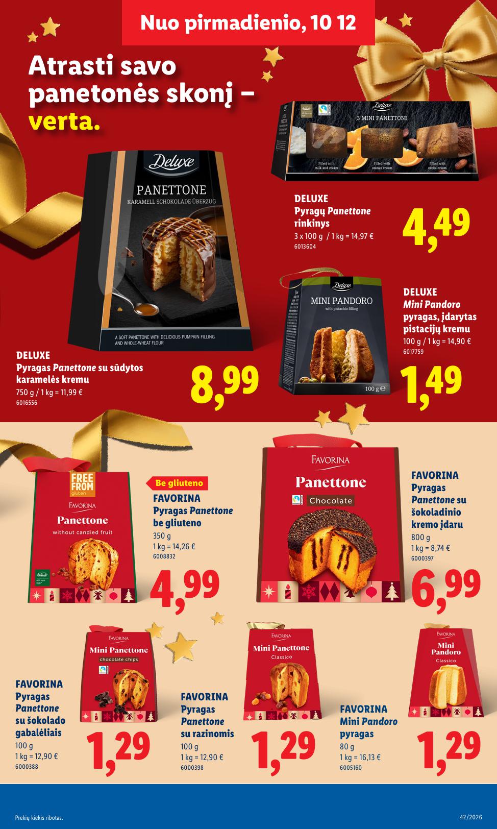 Naujausias LIDL kaininis katalogas 2026.10.12 - 2026.10.18