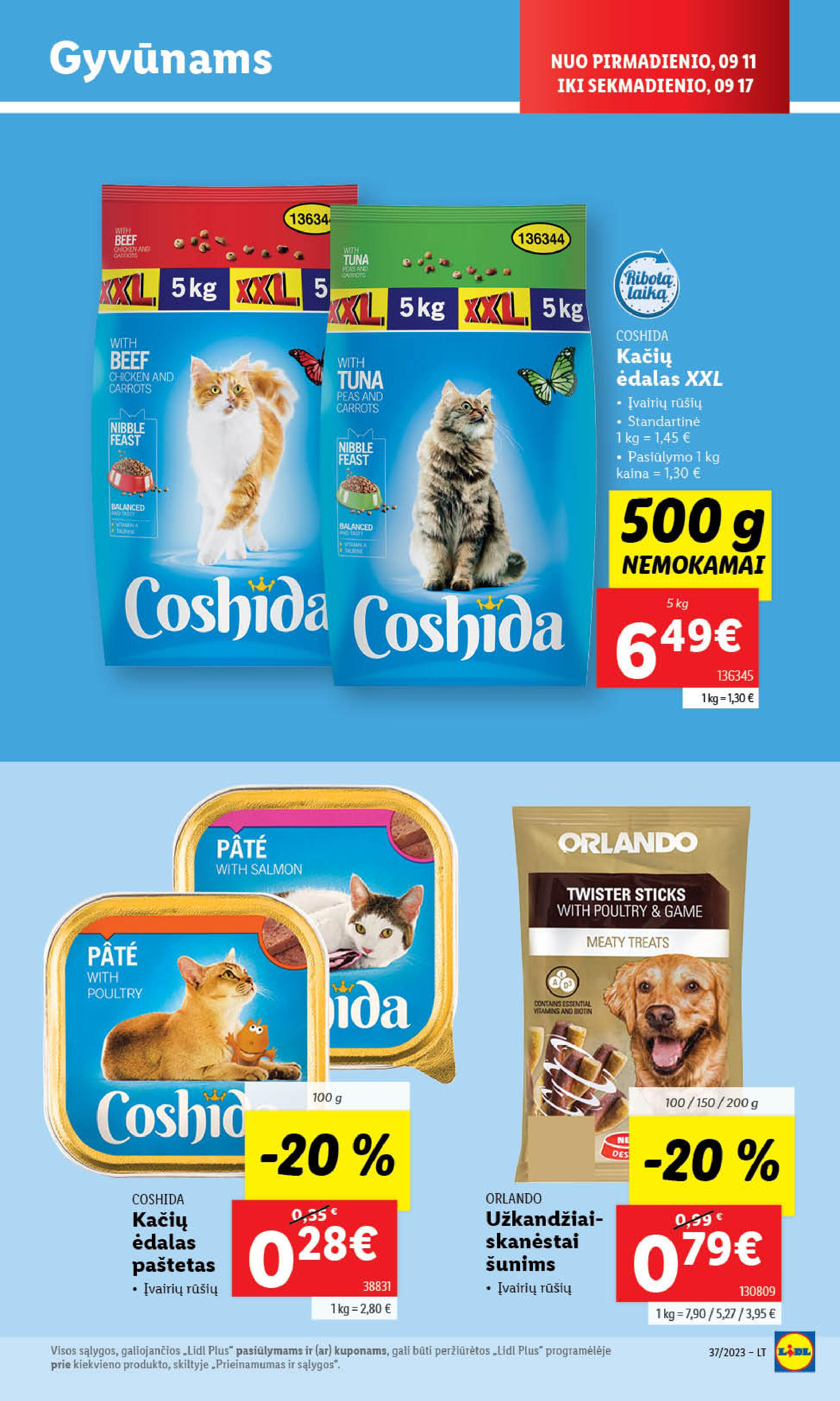 Naujausias LIDL kaininis katalogas 2023.09.11 - 2023.09.17