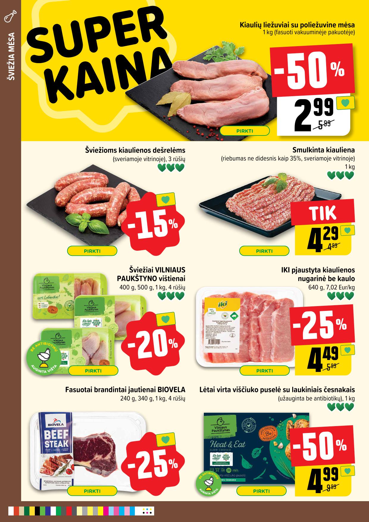 Naujausias IKI kaininis katalogas 2024.03.25 - 2024.03.30