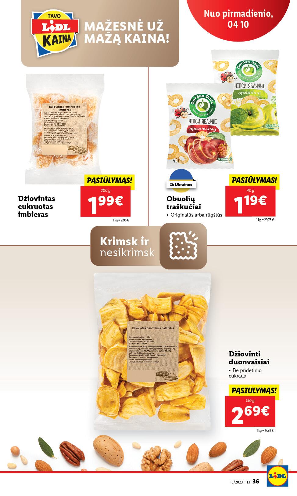 Naujausias LIDL kaininis katalogas 2023.04.10 - 2023.04.16