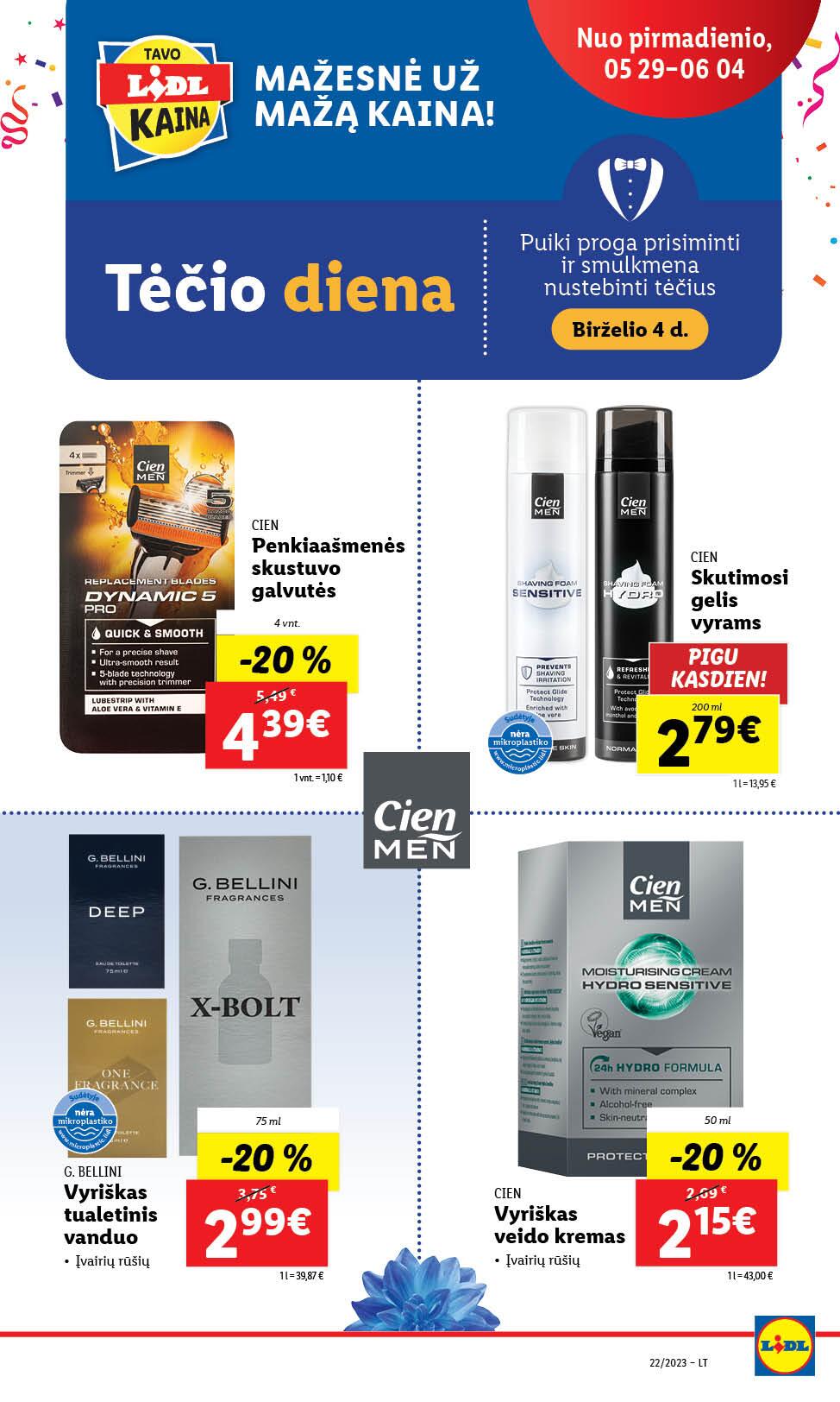 Naujausias LIDL kaininis katalogas 2023.05.29 - 2023.06.04