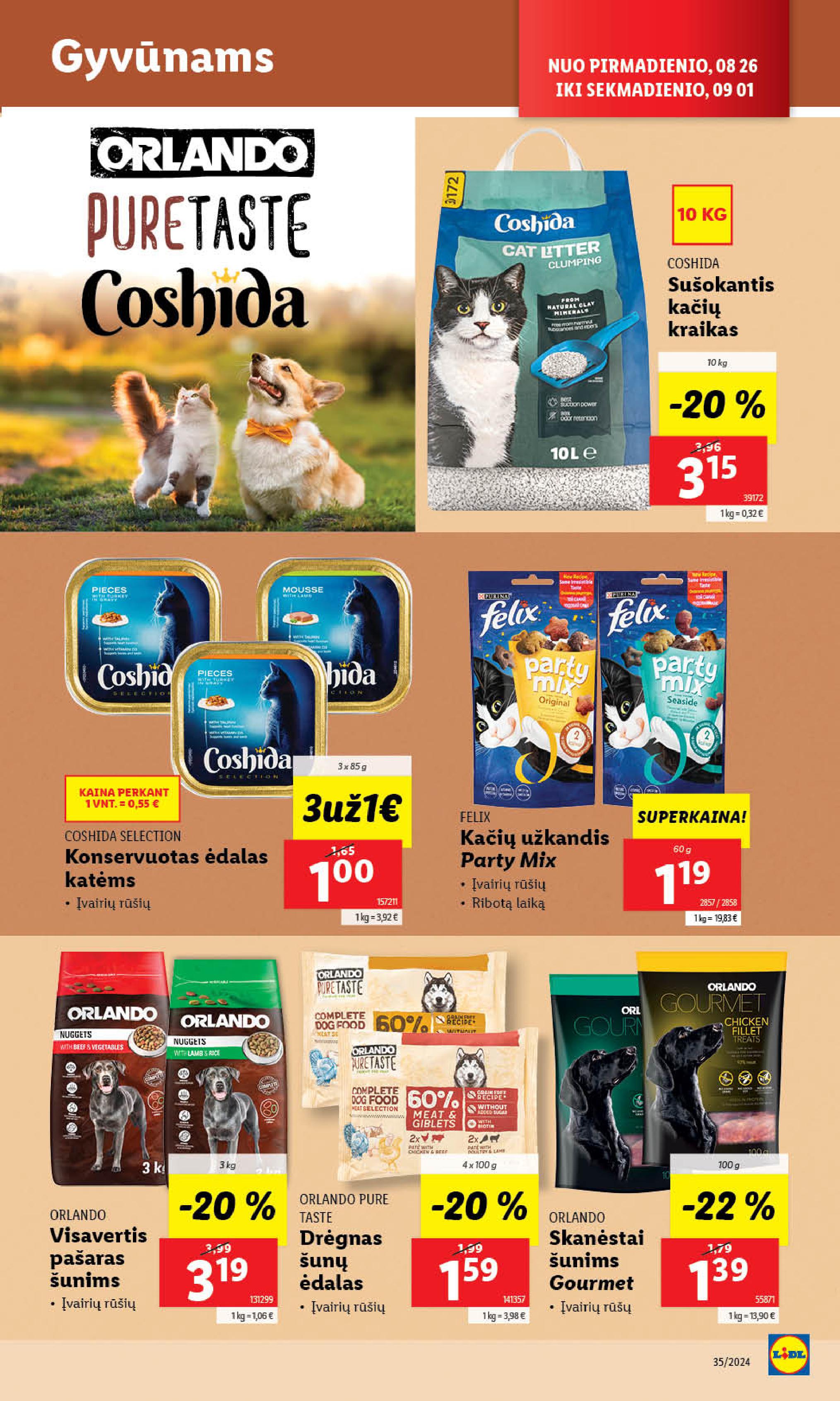 Naujausias LIDL kaininis katalogas 2024.08.26 - 2024.09.01
