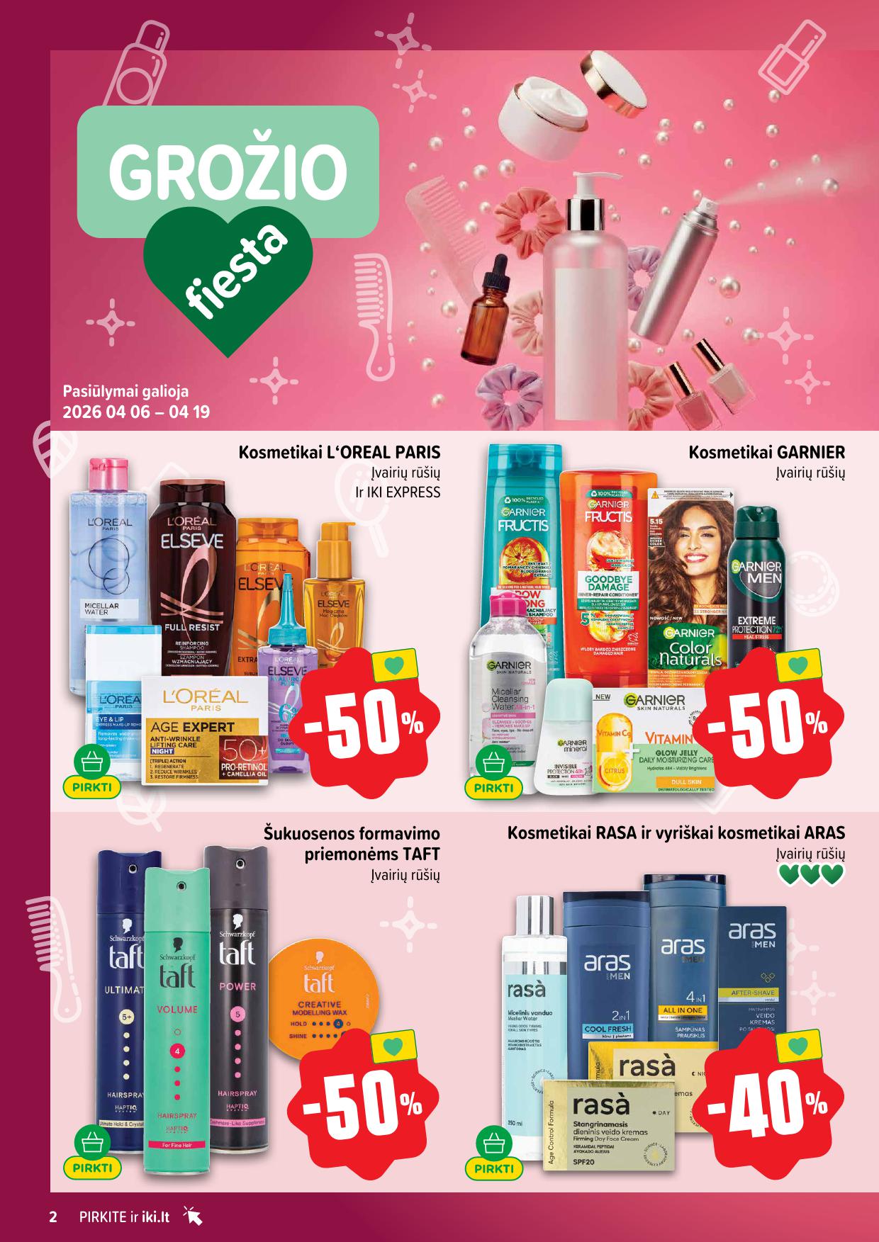 Naujausias IKI kaininis katalogas 2026.04.06 - 2026.04.12