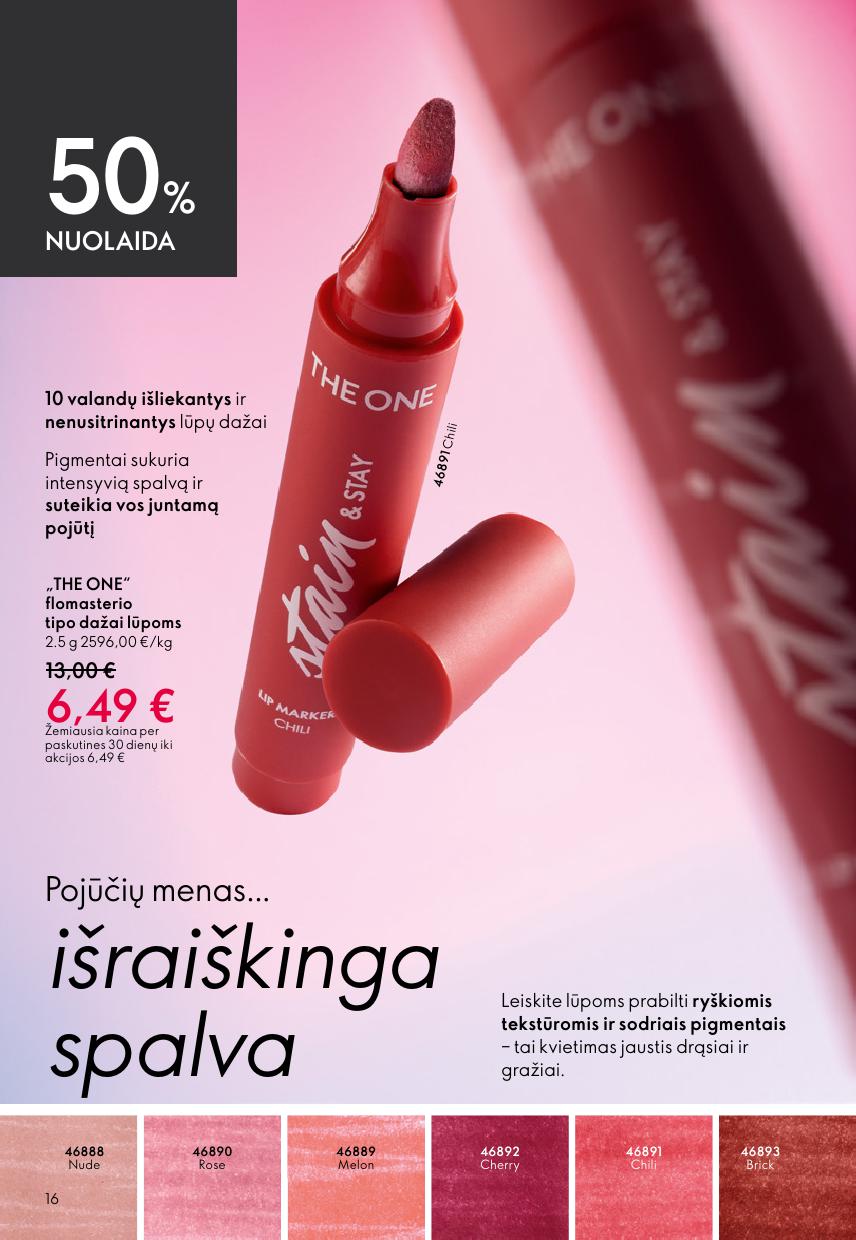 Naujas ORIFLAME katalogas galioja 2026.04.22 - 2026.05.12