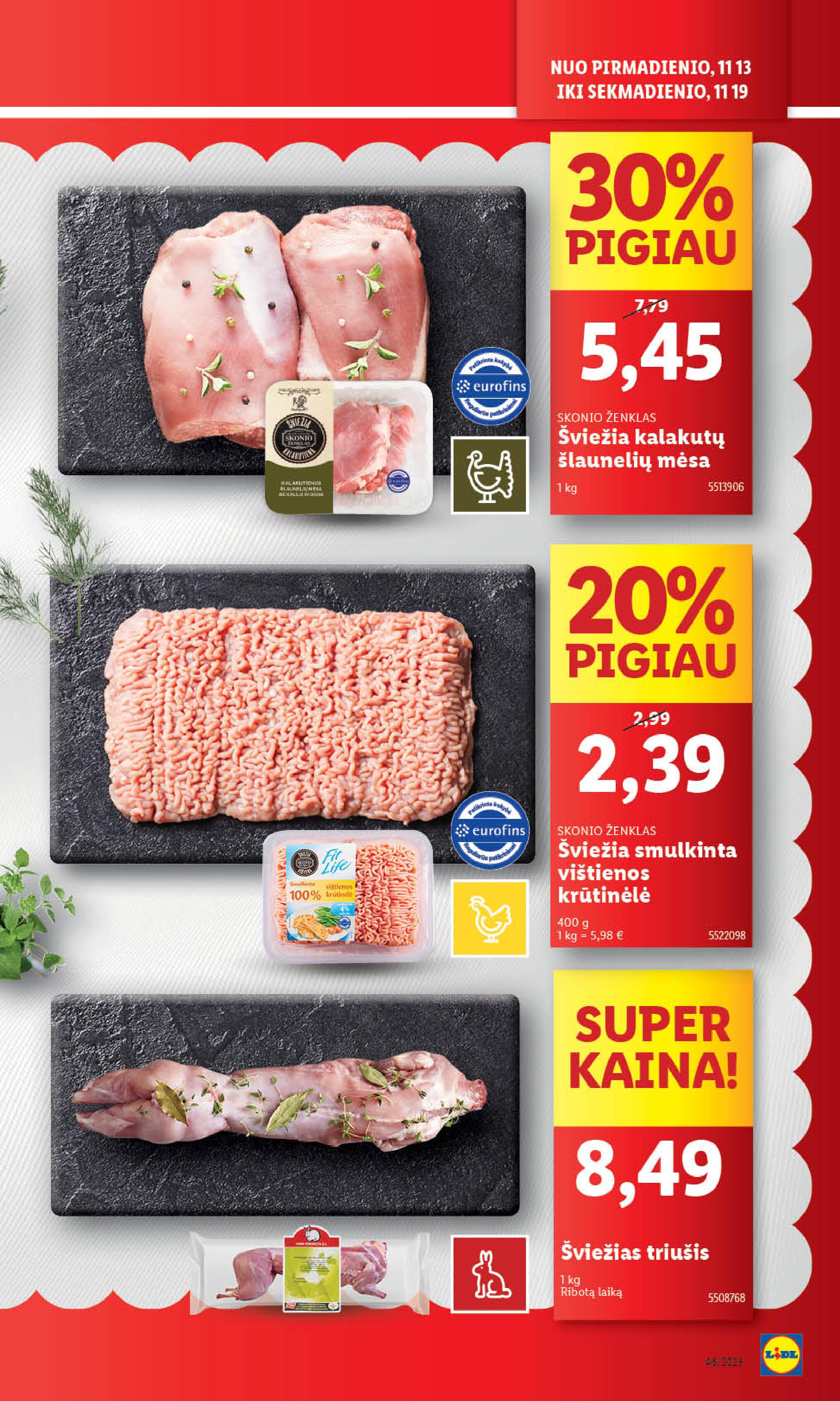 Naujausias LIDL kaininis katalogas 2023.11.13 - 2023.11.19