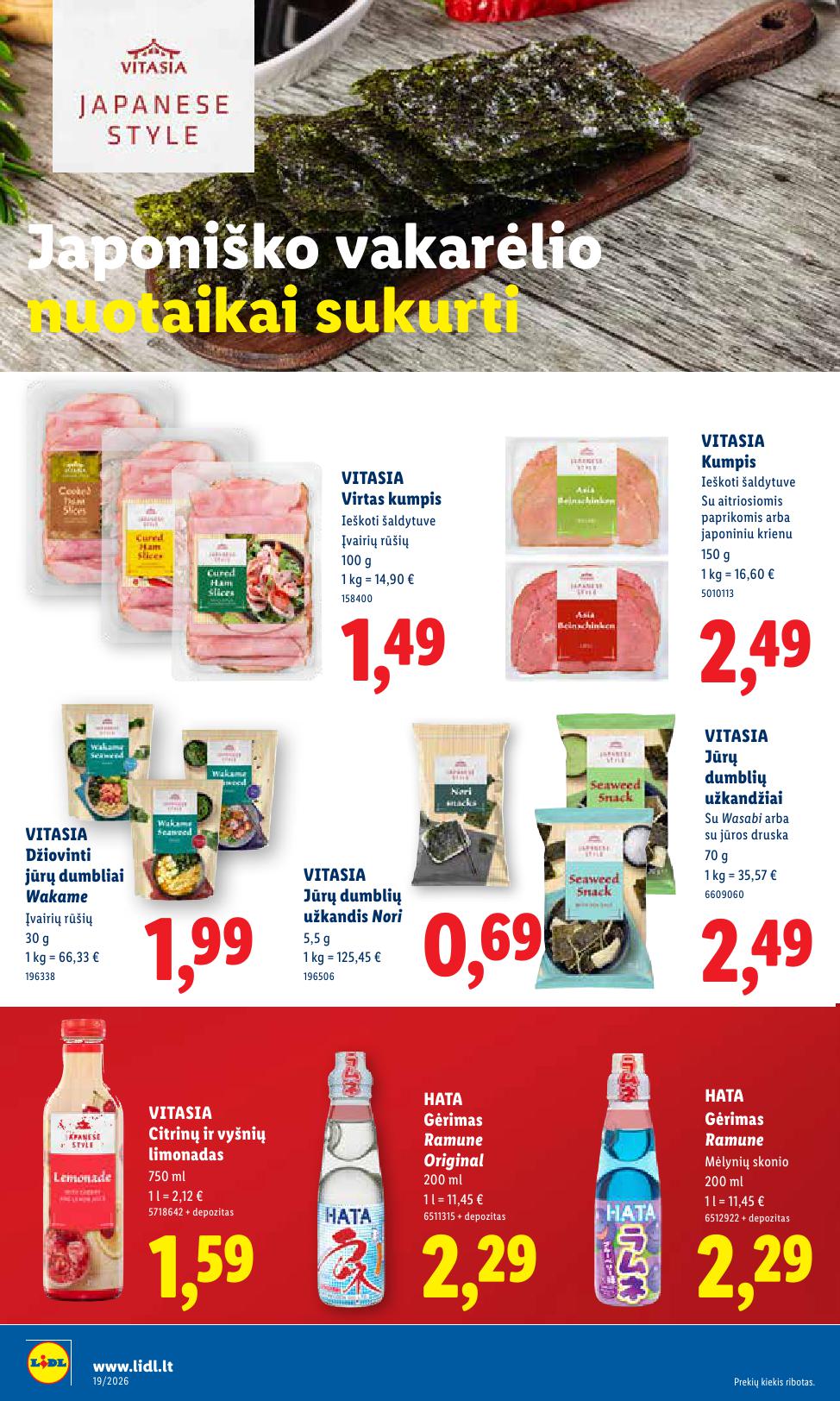 Naujausias LIDL kaininis katalogas 2026.05.04 - 2026.05.10