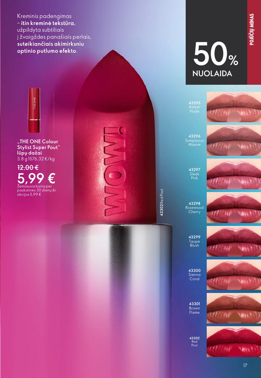 Naujas ORIFLAME katalogas galioja 2026.04.22 - 2026.05.12