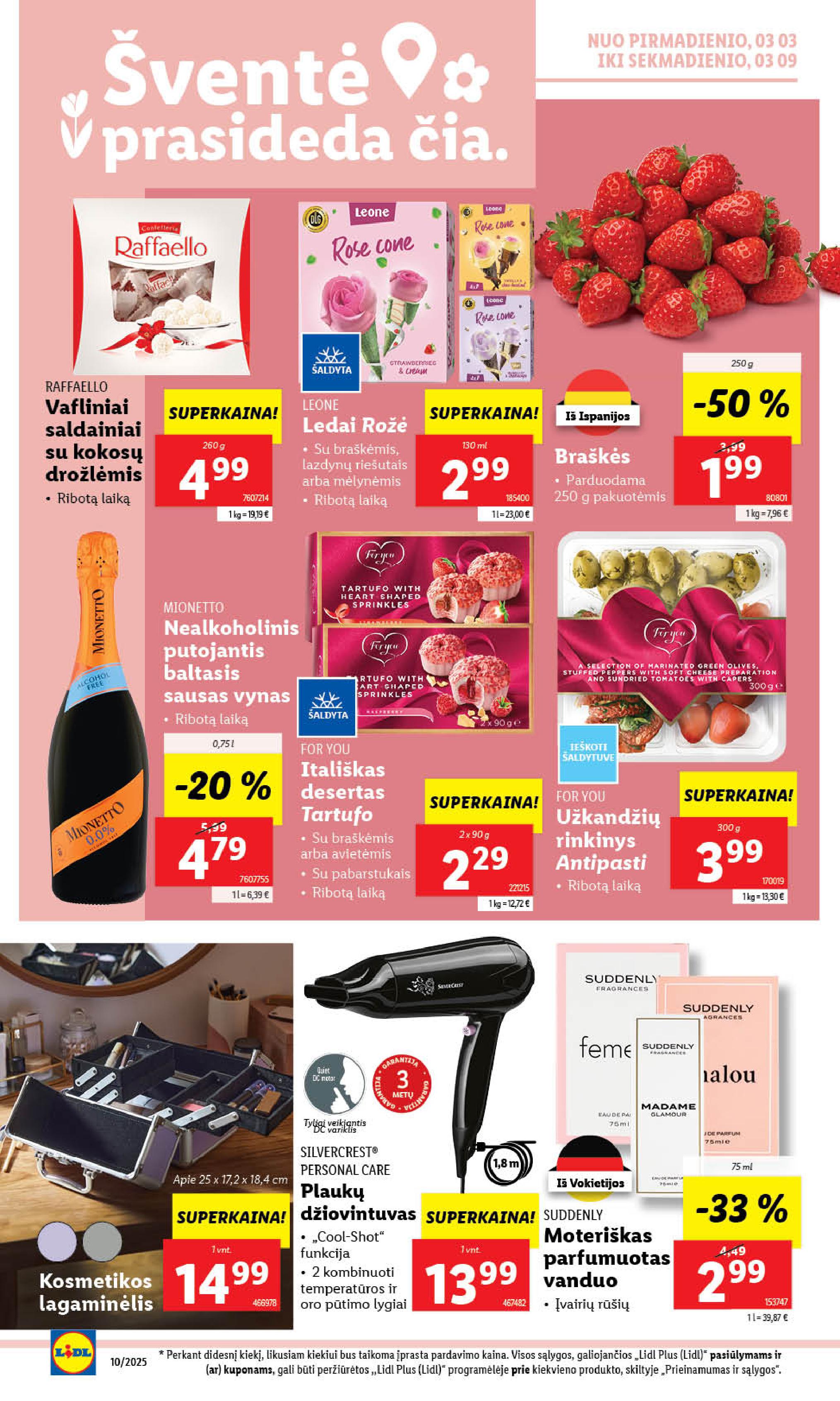 Naujausias LIDL kaininis katalogas 2025.03.03 - 2025.03.09