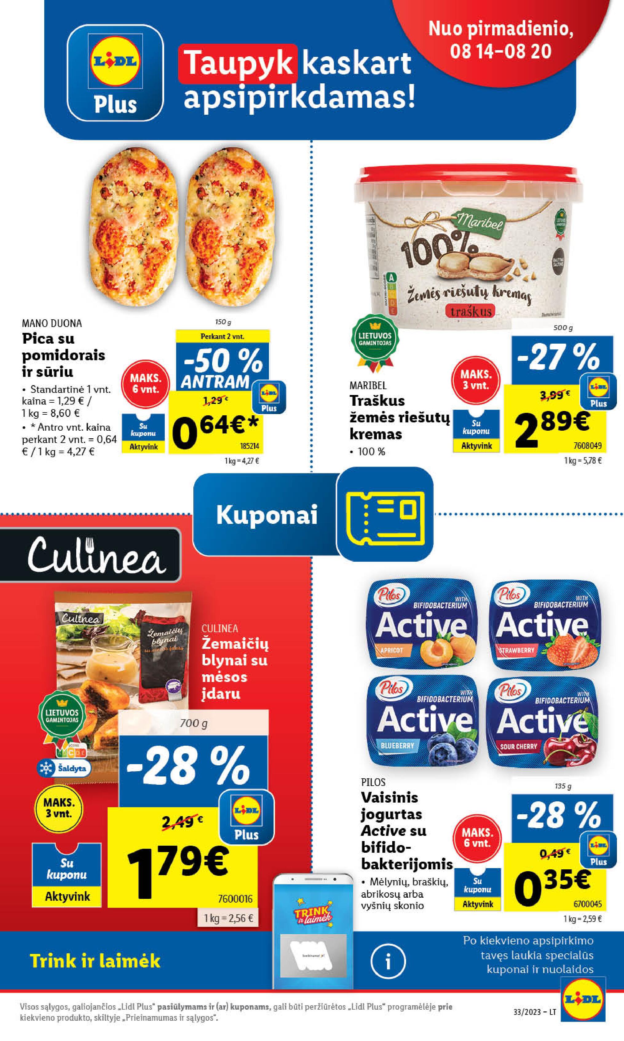Naujausias LIDL kaininis katalogas 2023.08.14 - 2023.08.20