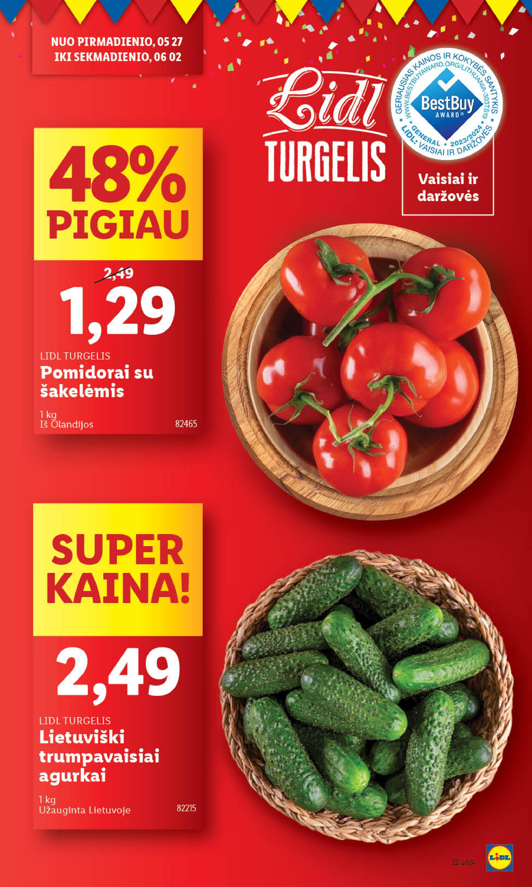 Naujausias LIDL kaininis katalogas 2024.05.27 - 2024.06.02