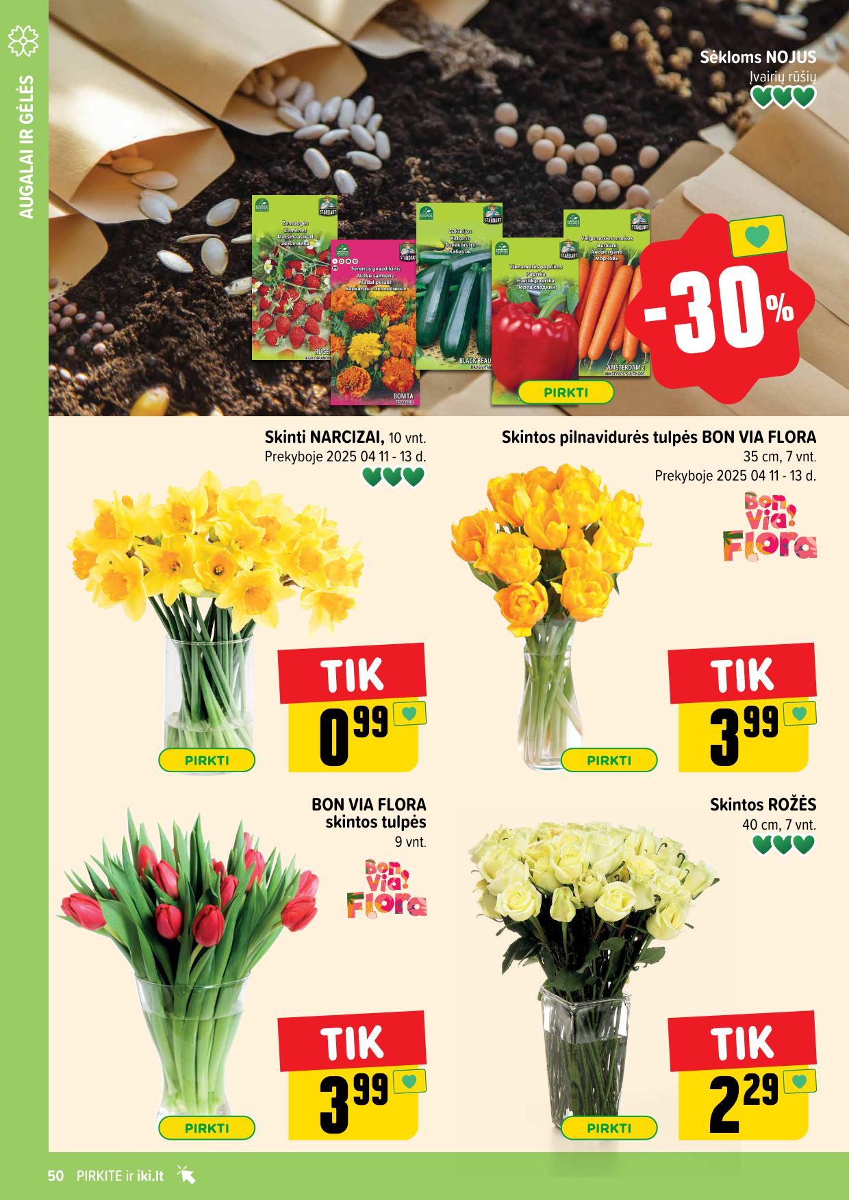 IKI SAVAITĖLĖ akcijų ir nuolaidų leidinys Nr.15 2025.04.07 - 2025.04.13