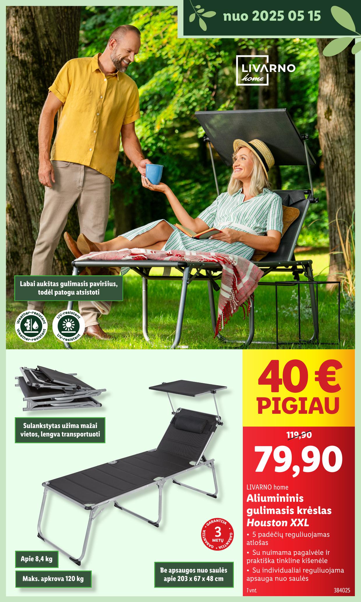 LIDL katalogas "Švenčiame sodą" galioja nuo 2025.05.12