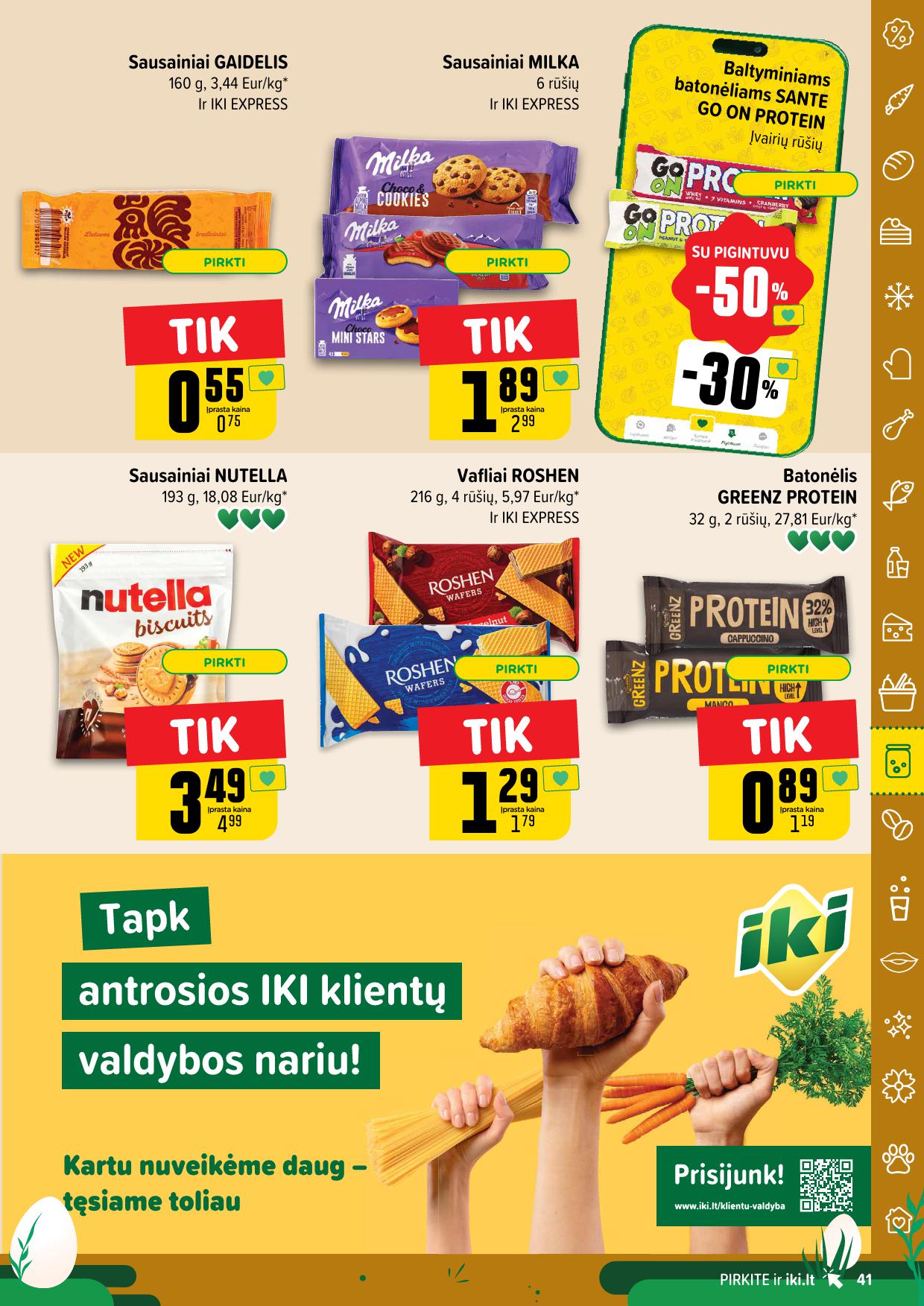 Naujausias IKI kaininis katalogas 2025.03.31 - 2025.04.06