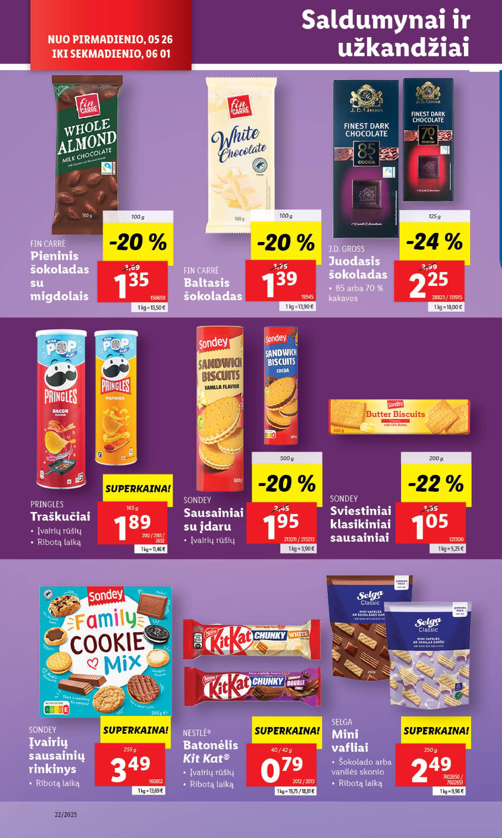 Naujausias LIDL kaininis katalogas 2025.05.26 - 2025.06.01