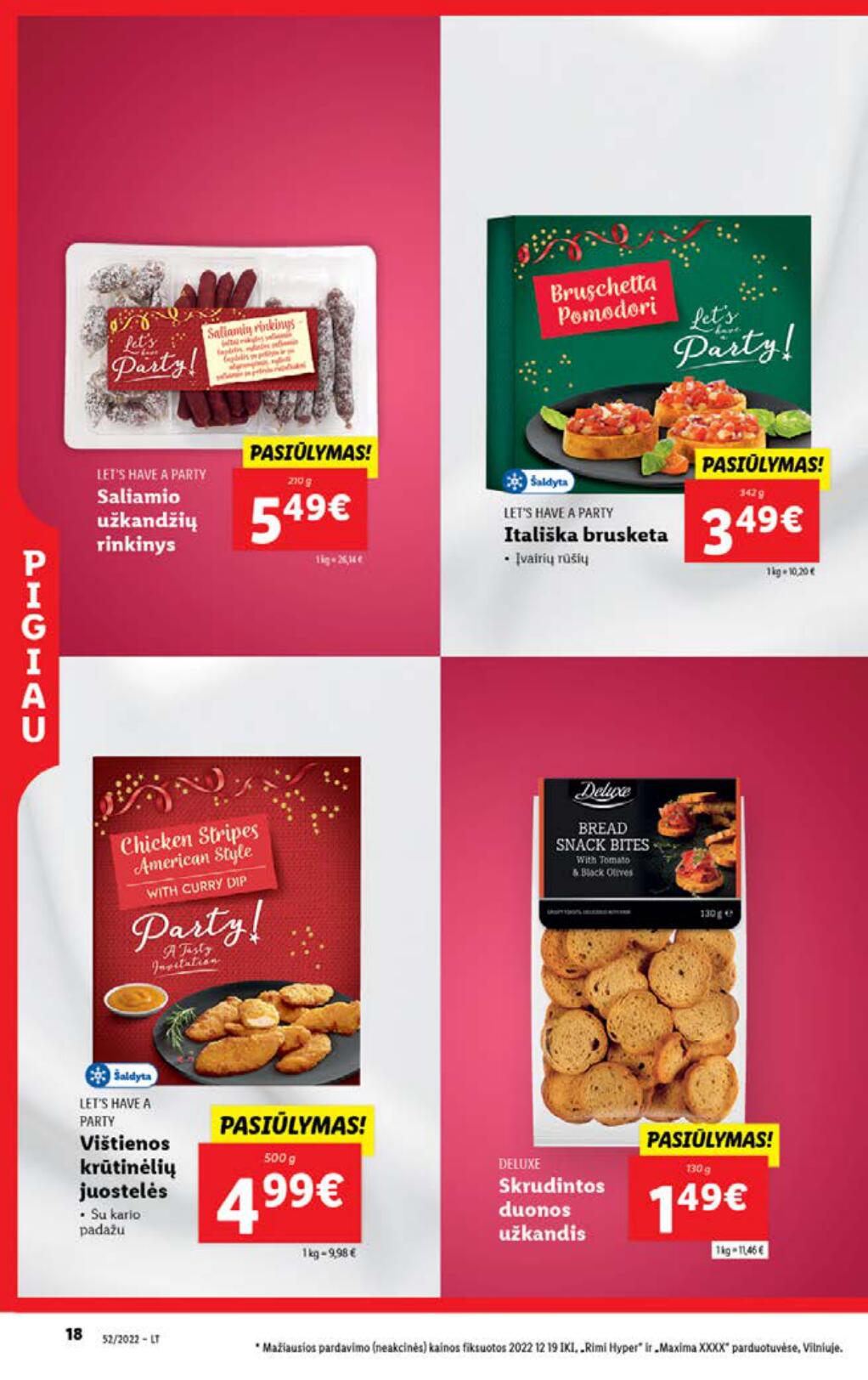 Naujausias LIDL kaininis katalogas 2022.12.26 - 2023.01.01