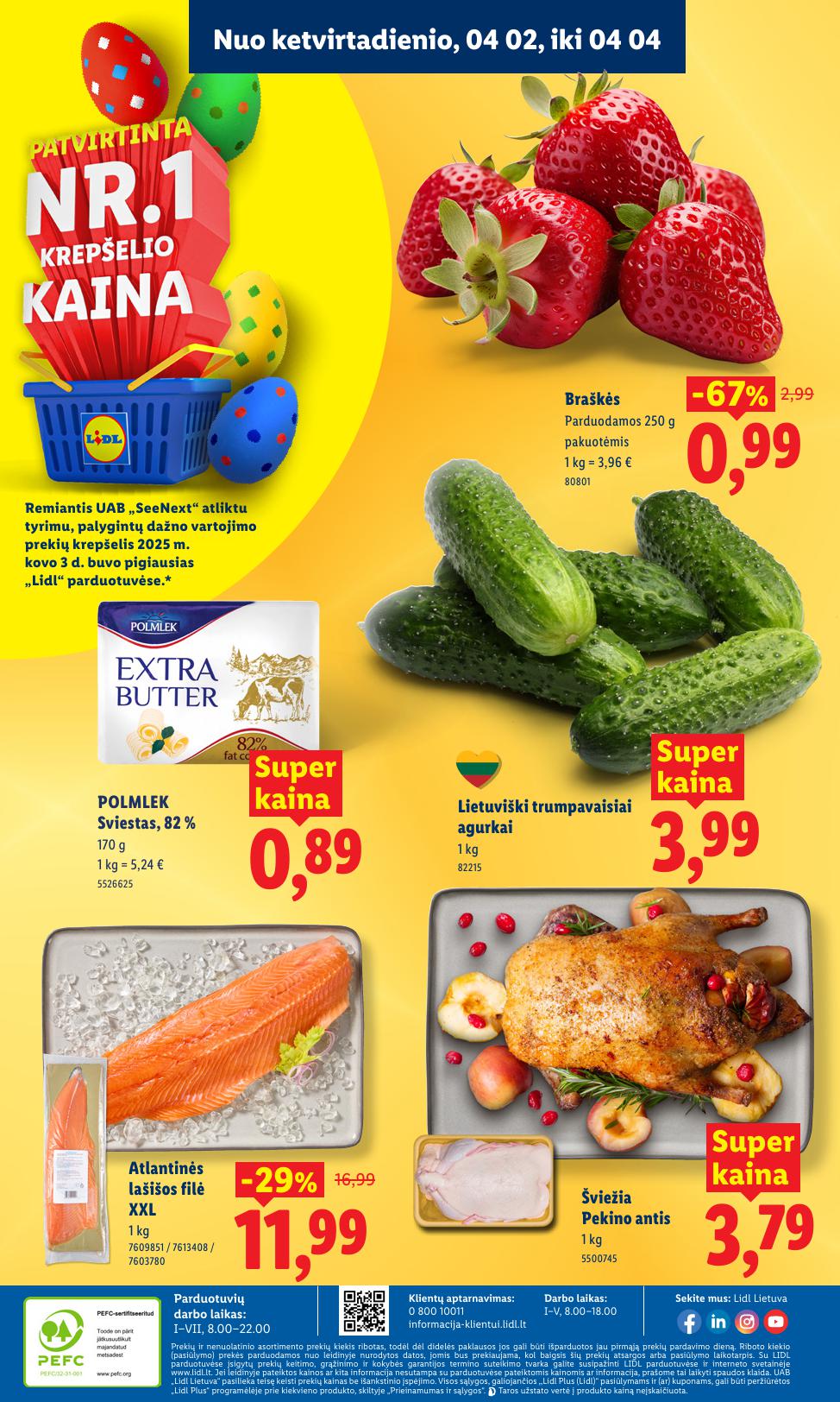Naujausias LIDL kaininis katalogas 2026.03.30 - 2026.04.04