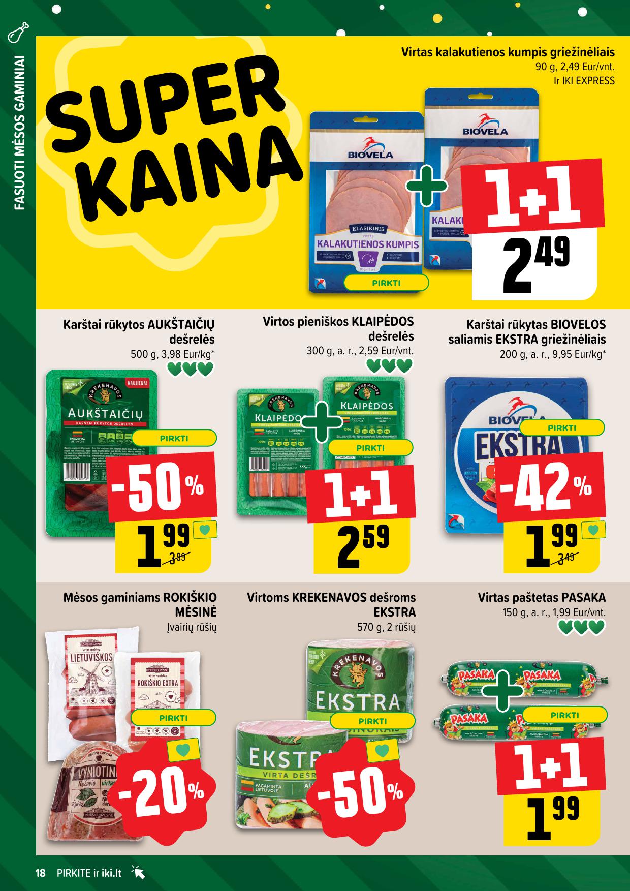 Naujausias IKI kaininis katalogas 2024.12.09 - 2024.12.15