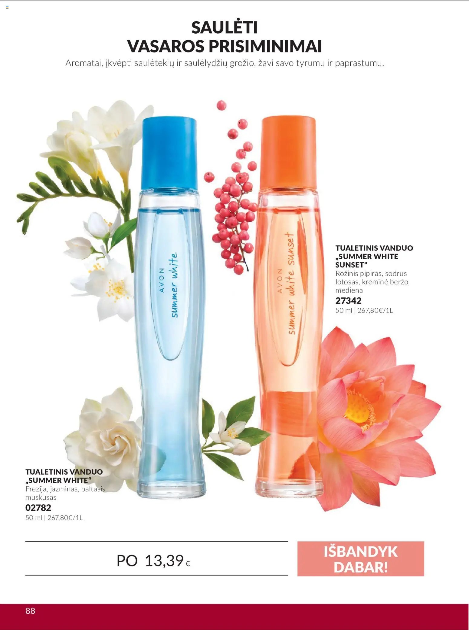 Naujas AVON katalogas galioja 2026.10.01 - 2026.10.31