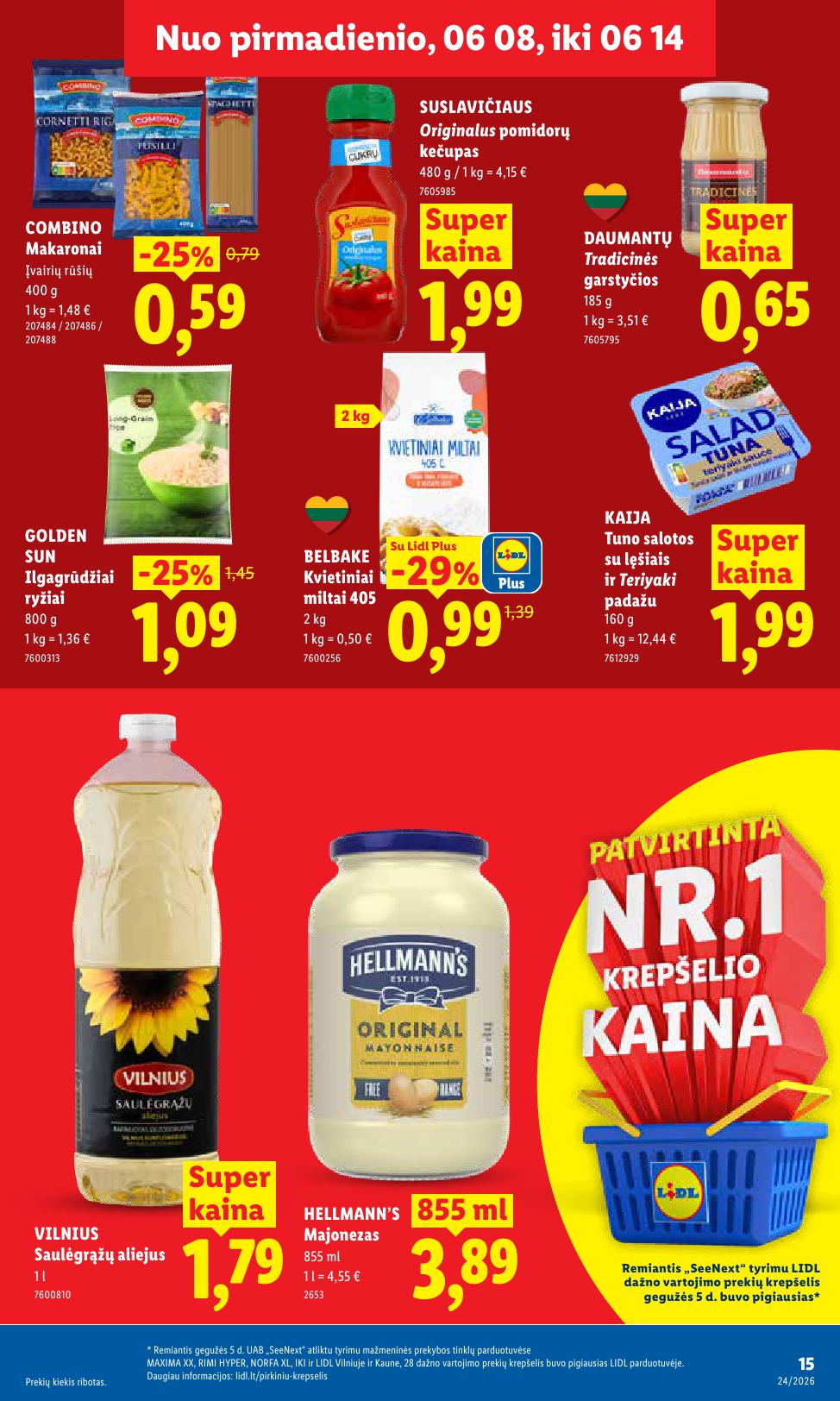 Naujausias LIDL kaininis katalogas 2026.06.08 - 2026.06.14