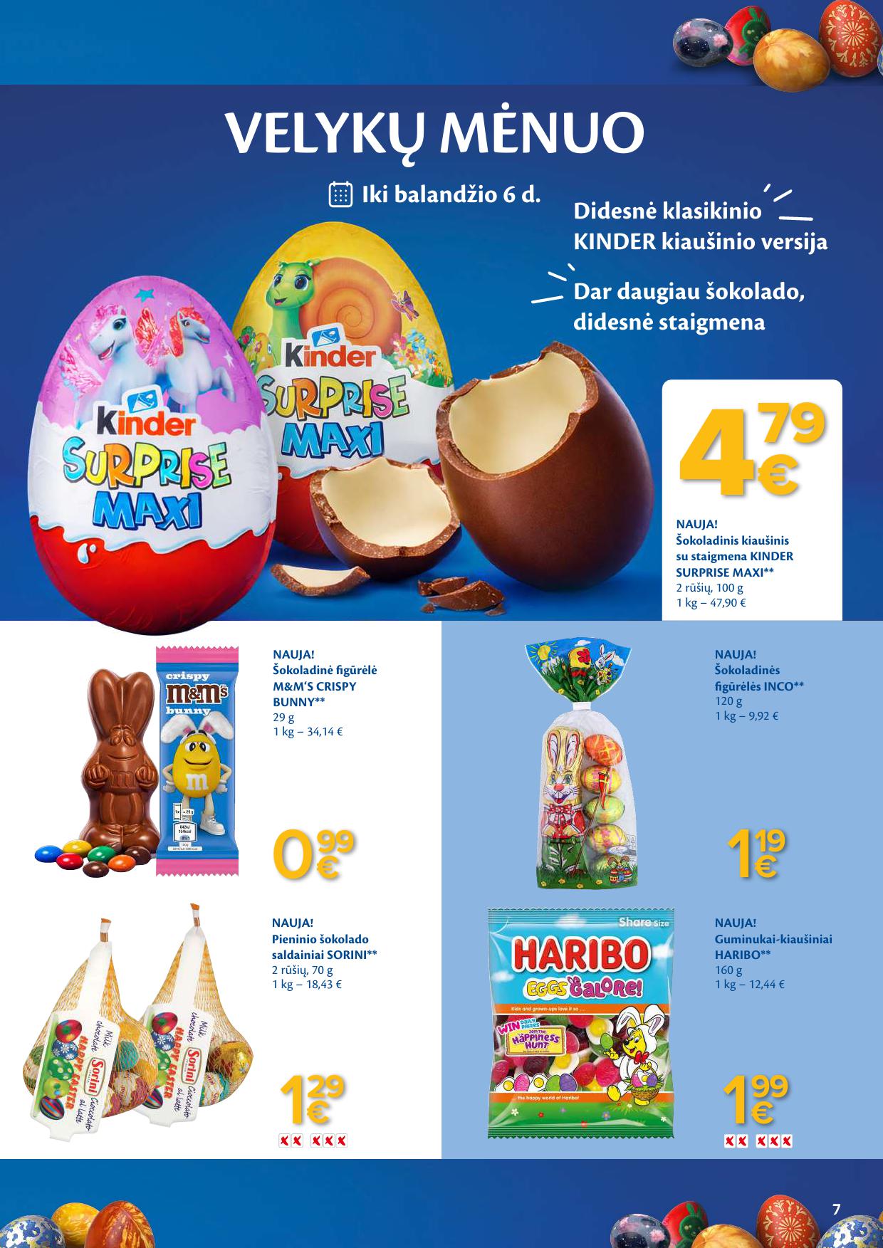 Naujausias MAXIMA kaininis katalogas 2026.03.31 - 2026.04.06