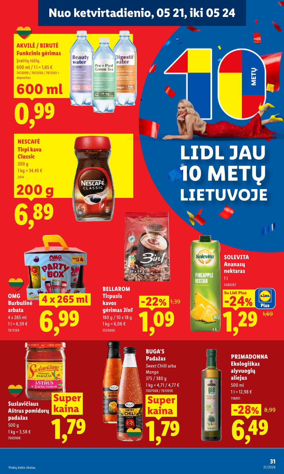Naujausias LIDL kaininis katalogas 2026.05.18 - 2026.05.24