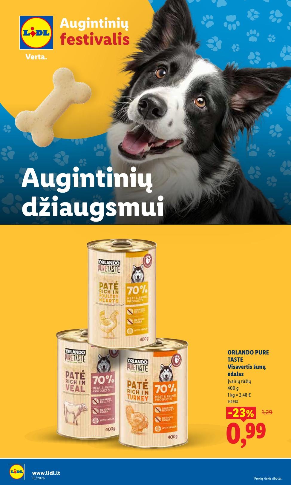 Naujausias LIDL kaininis katalogas 2026.04.13 - 2026.04.19