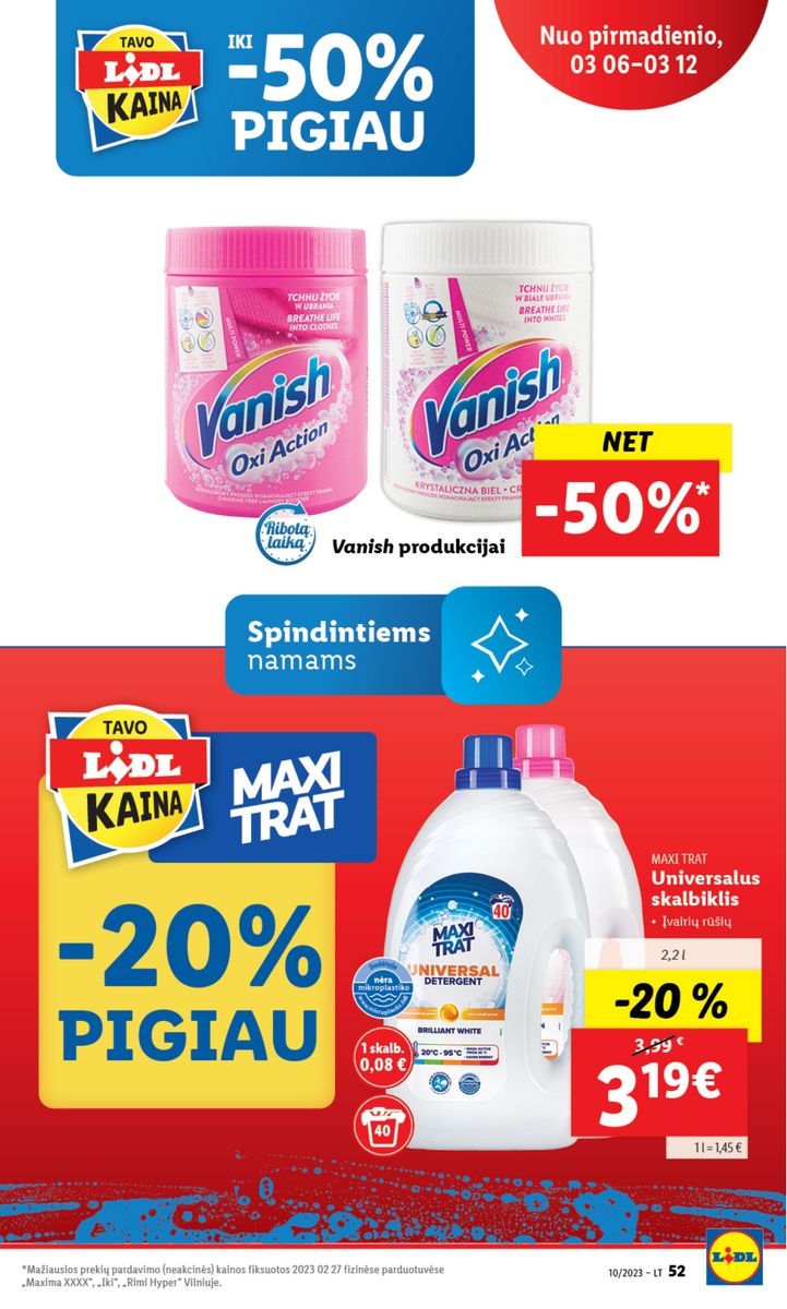 Naujausias LIDL kaininis katalogas 2023.03.06 - 2023.03.12