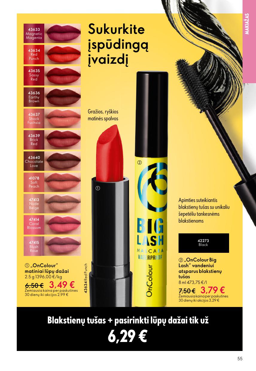 Naujas ORIFLAME katalogas galioja 2026.04.22 - 2026.05.12