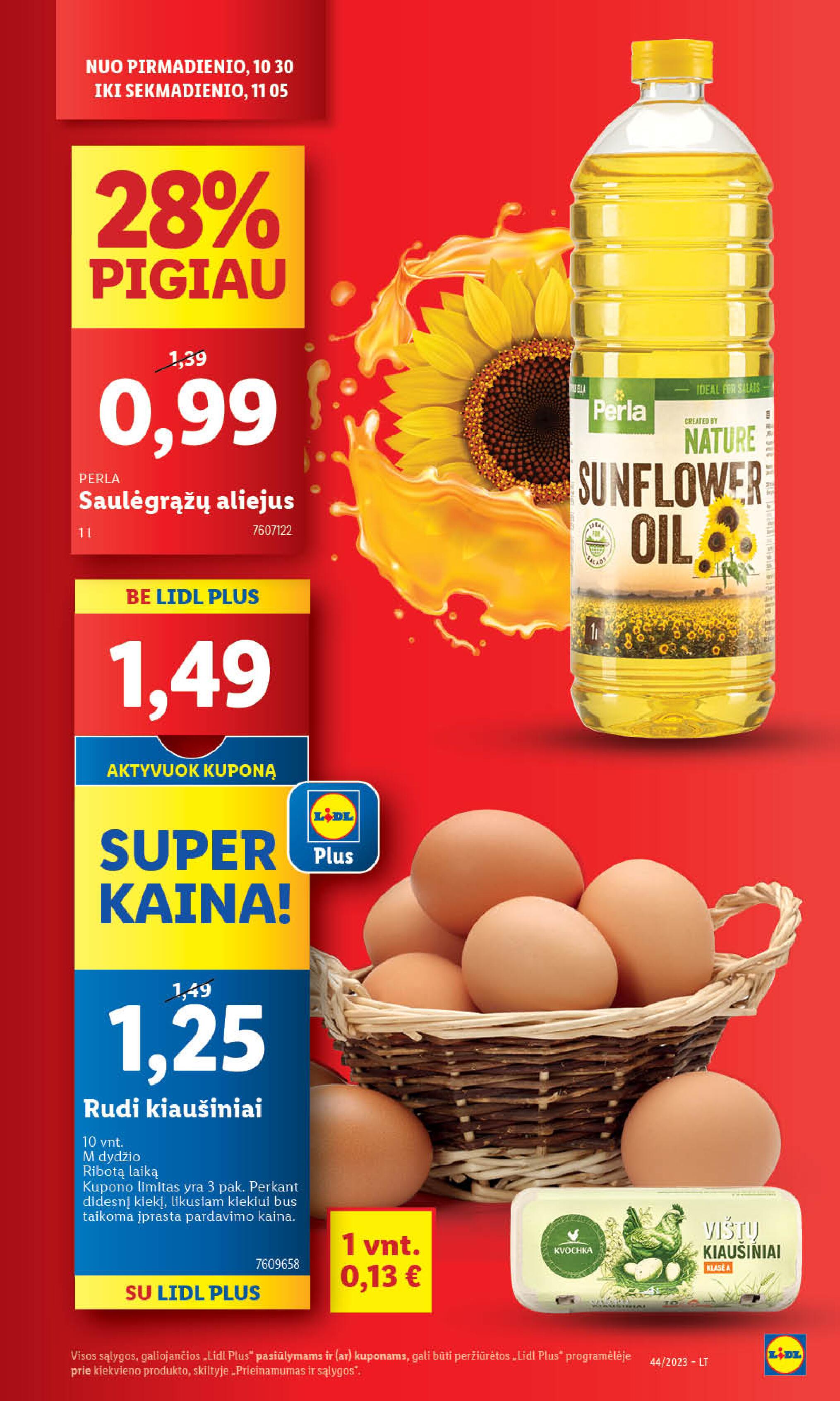 Naujausias LIDL kaininis katalogas 2023.10.30 - 2023.11.05