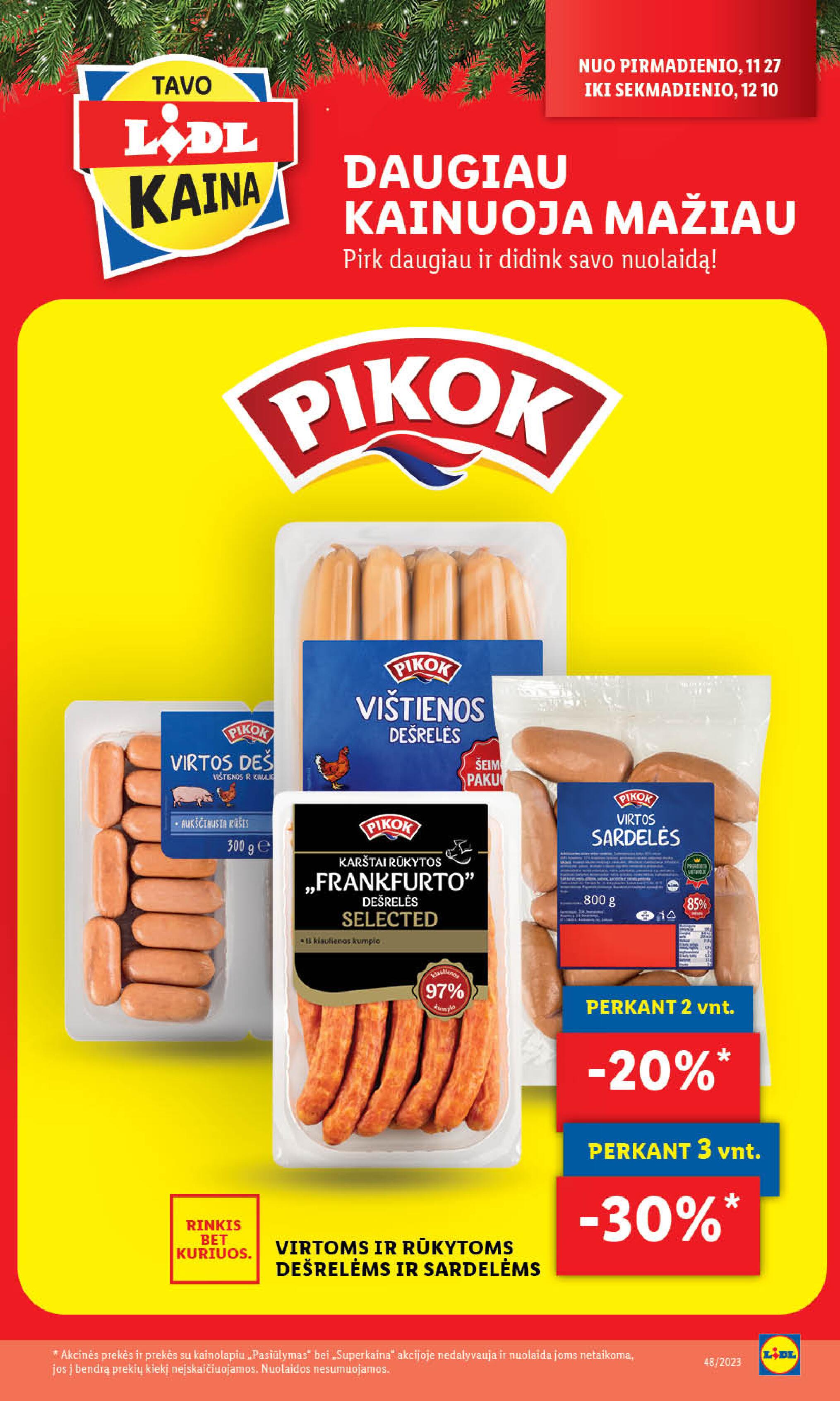 Naujausias LIDL kaininis katalogas 2023.11.27 - 2023.12.03