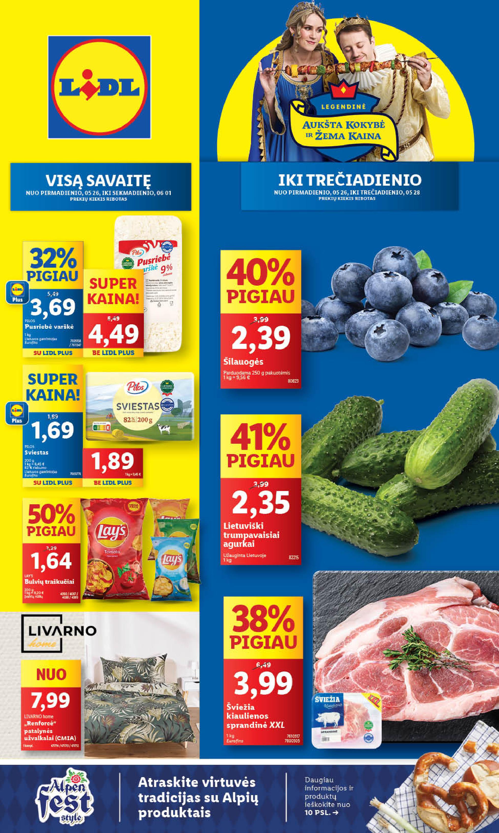 Naujausias LIDL kaininis katalogas 2025.05.26 - 2025.06.01